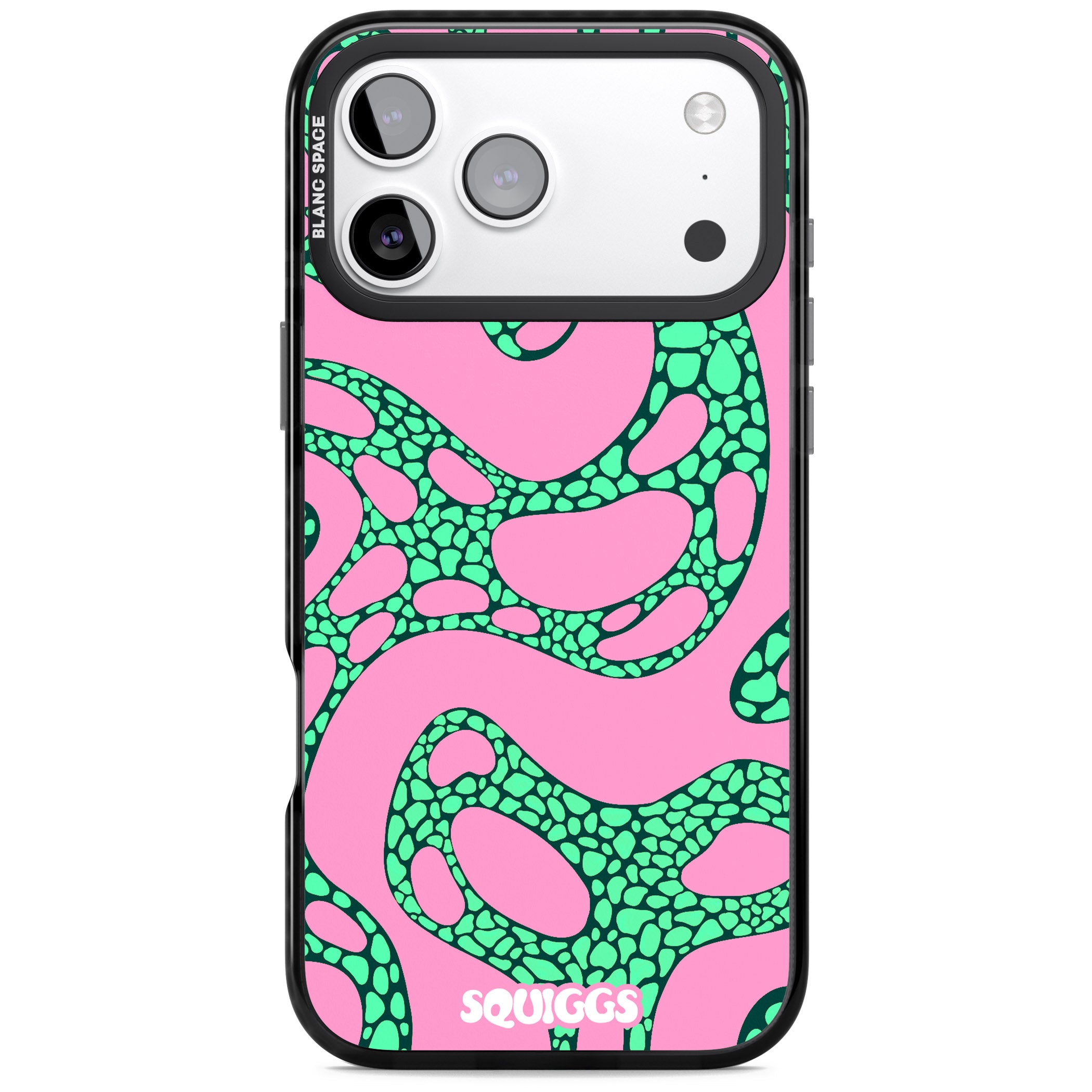 Alien Glow iPhone 17 Pro Impact Black Phone Case