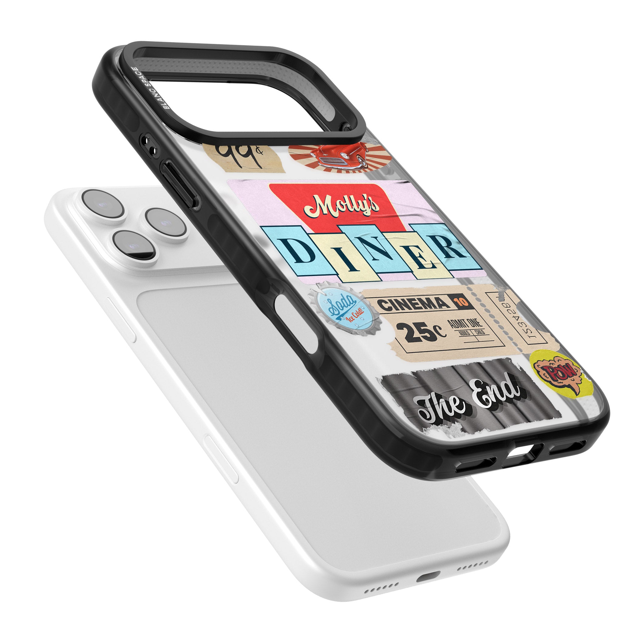 Nifty Fifties Swing iPhone 17 Pro Max Impact Black Phone Case Colours