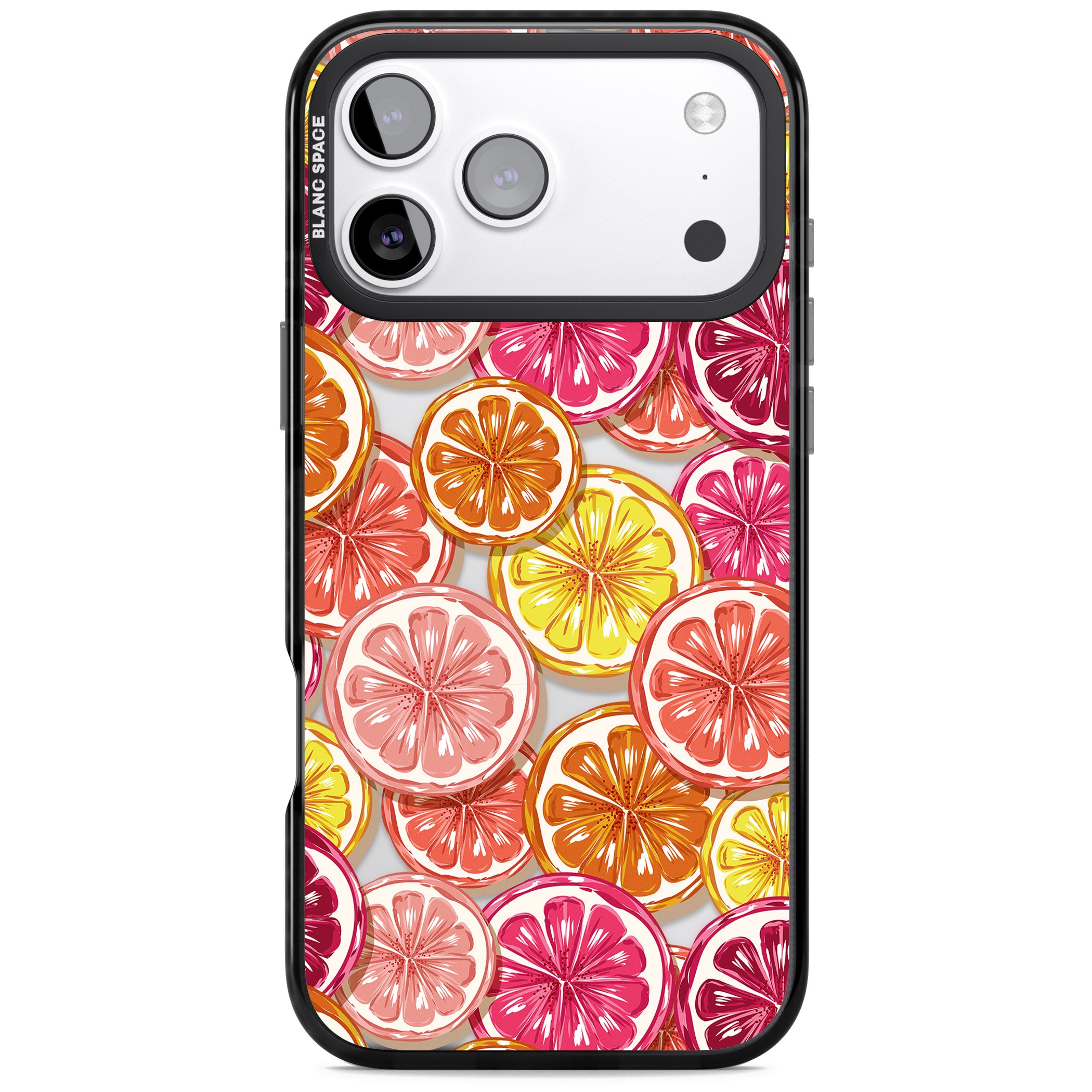 Citrus Fiesta iPhone 17 Pro Max Impact Black Phone Case
