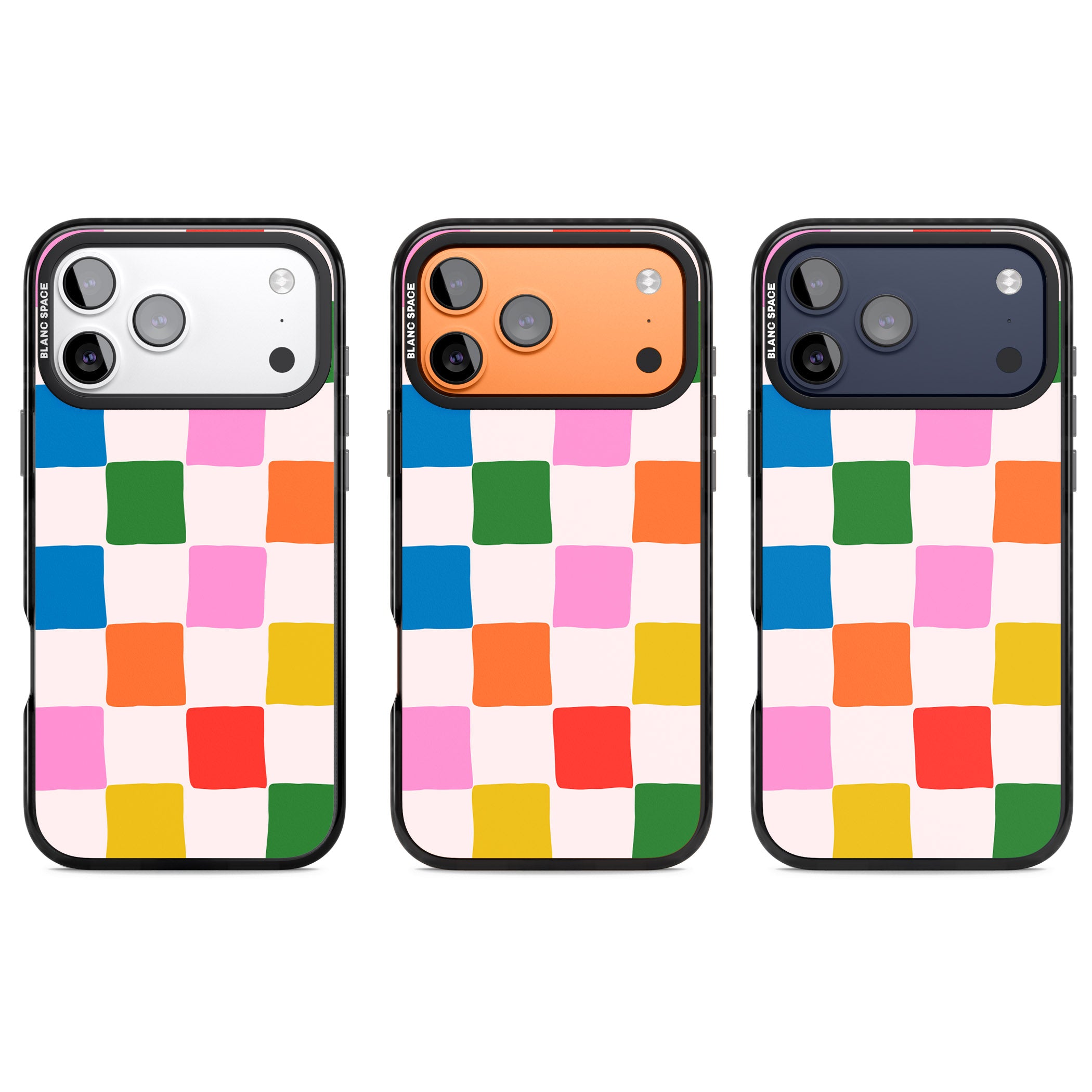 Colour Checked iPhone 17 Pro Impact Black Phone Case APT Impact Protection