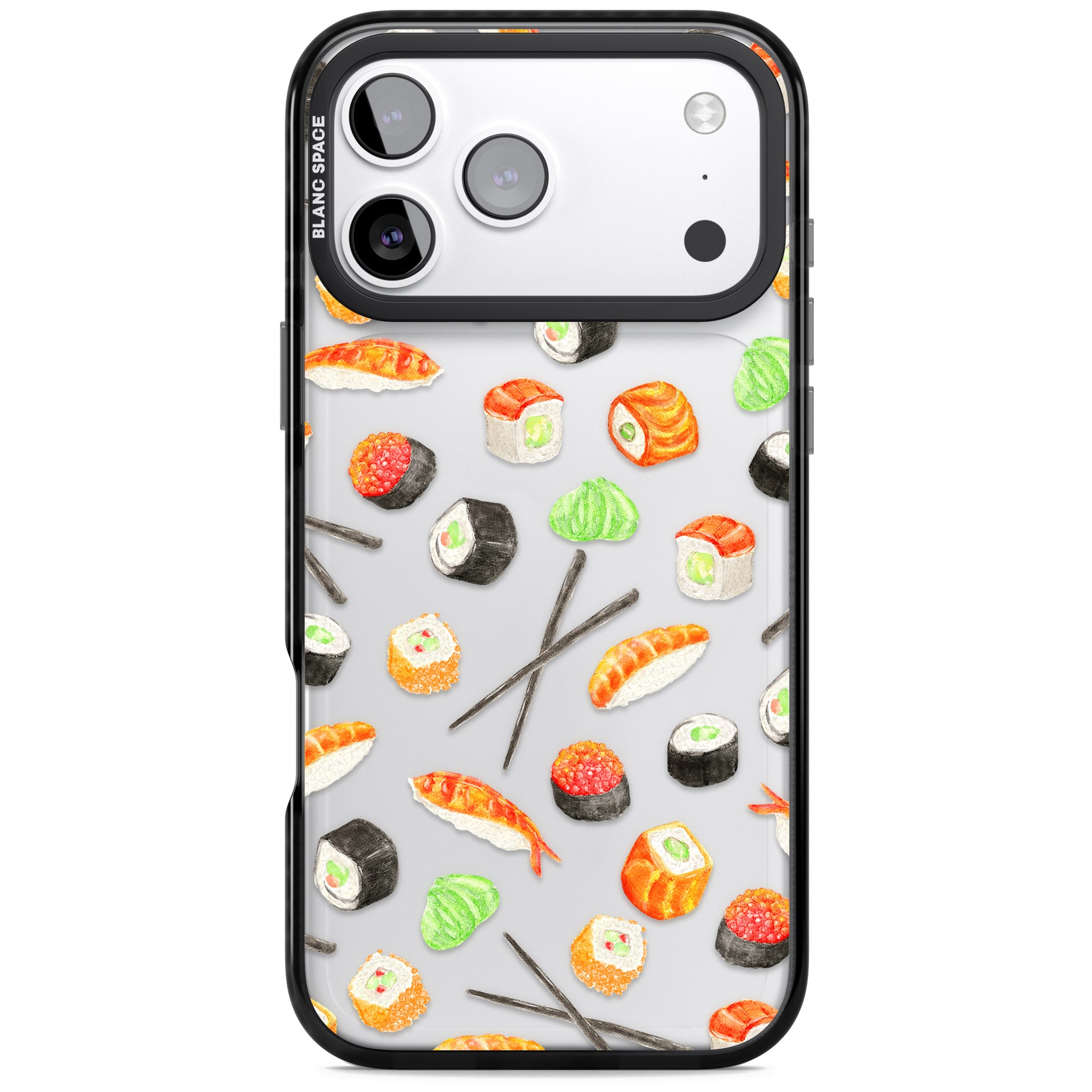 Sushi iPhone 17 Pro Impact Black Phone Case
