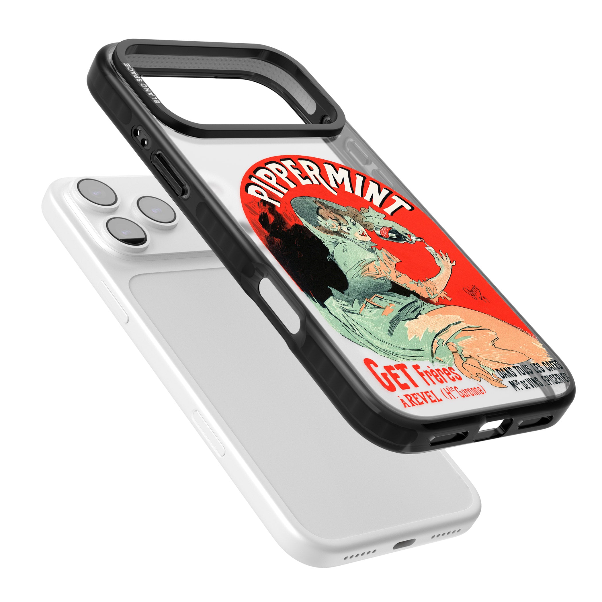 Pippermint Poster iPhone 17 Pro Max Impact Black Phone Case Colours