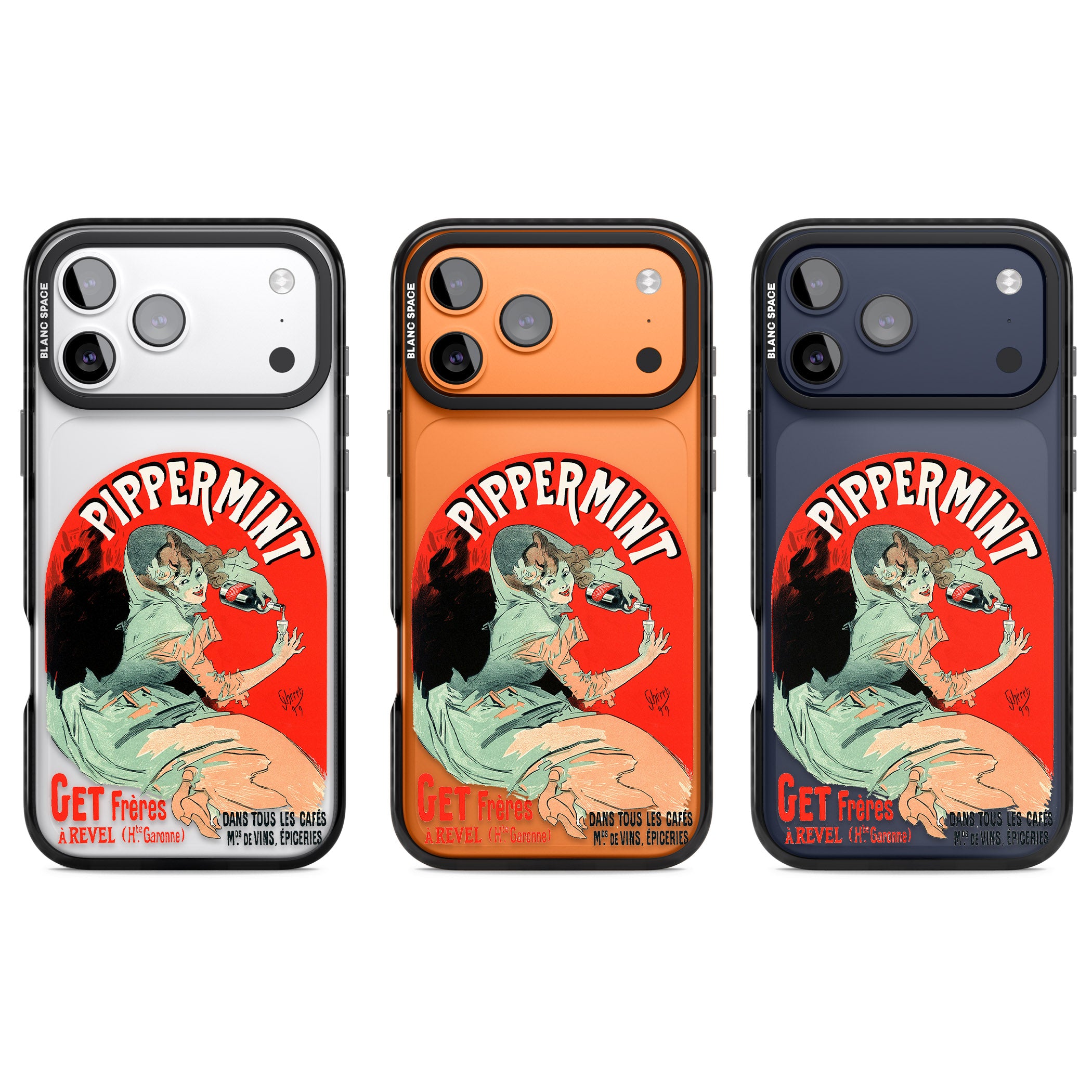 Pippermint Poster iPhone 17 Pro Impact Black Phone Case APT Impact Protection