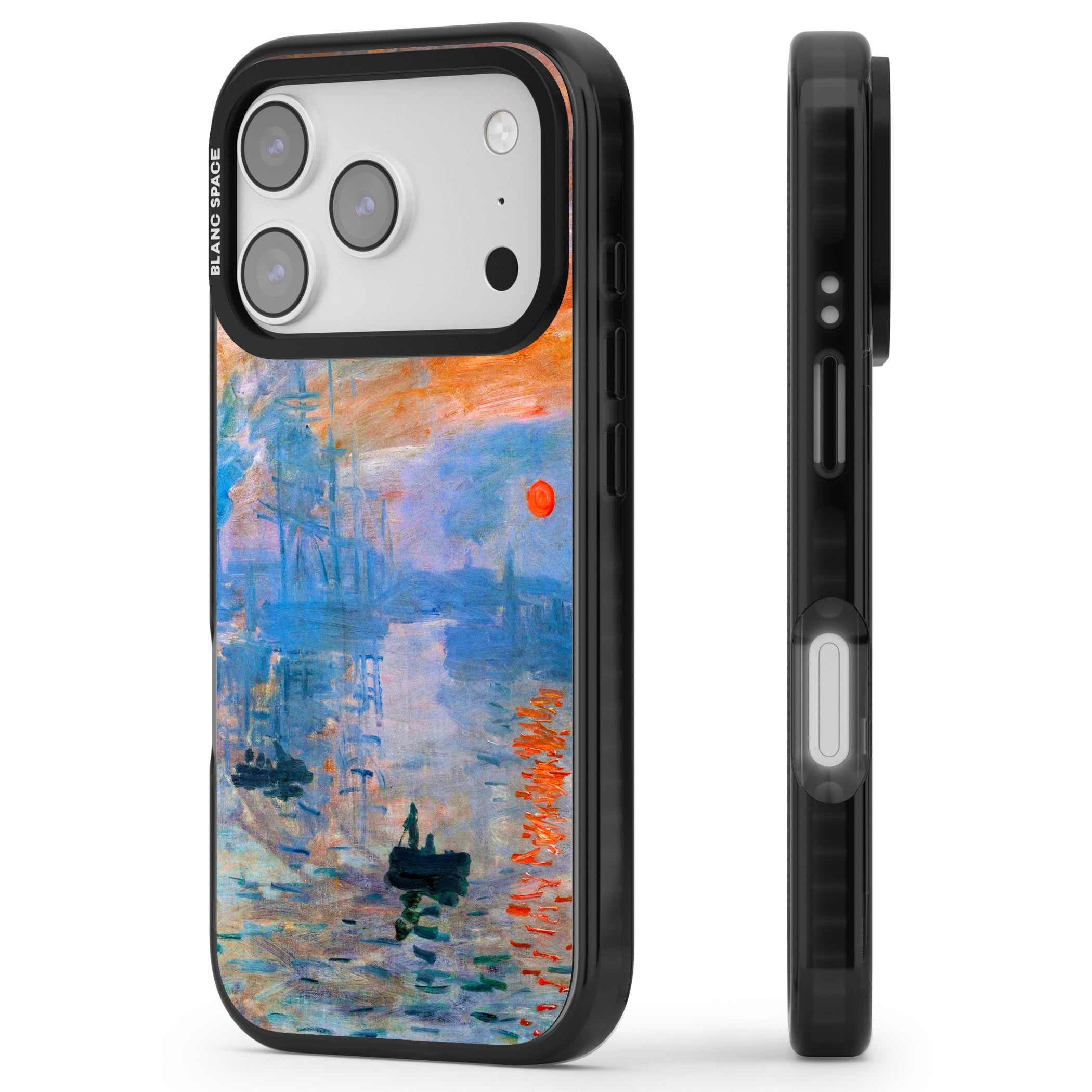 Impression, Sunrise iPhone 17 Pro Impact Black Phone Case Side Profile