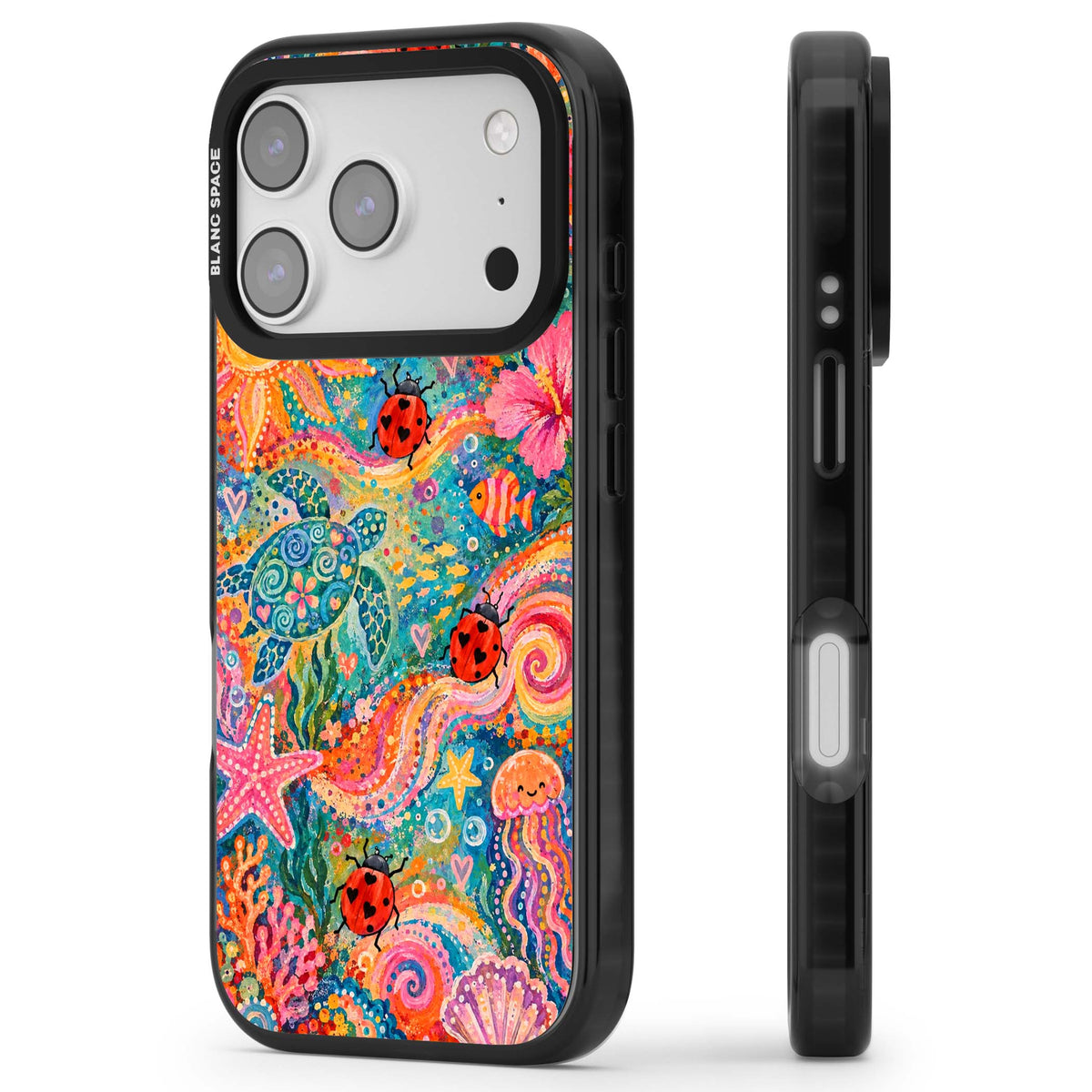 Coral Whimsy for her iPhone case | Clear Impact case for iPhone 17 Pro, iPhone 17 Pro Max