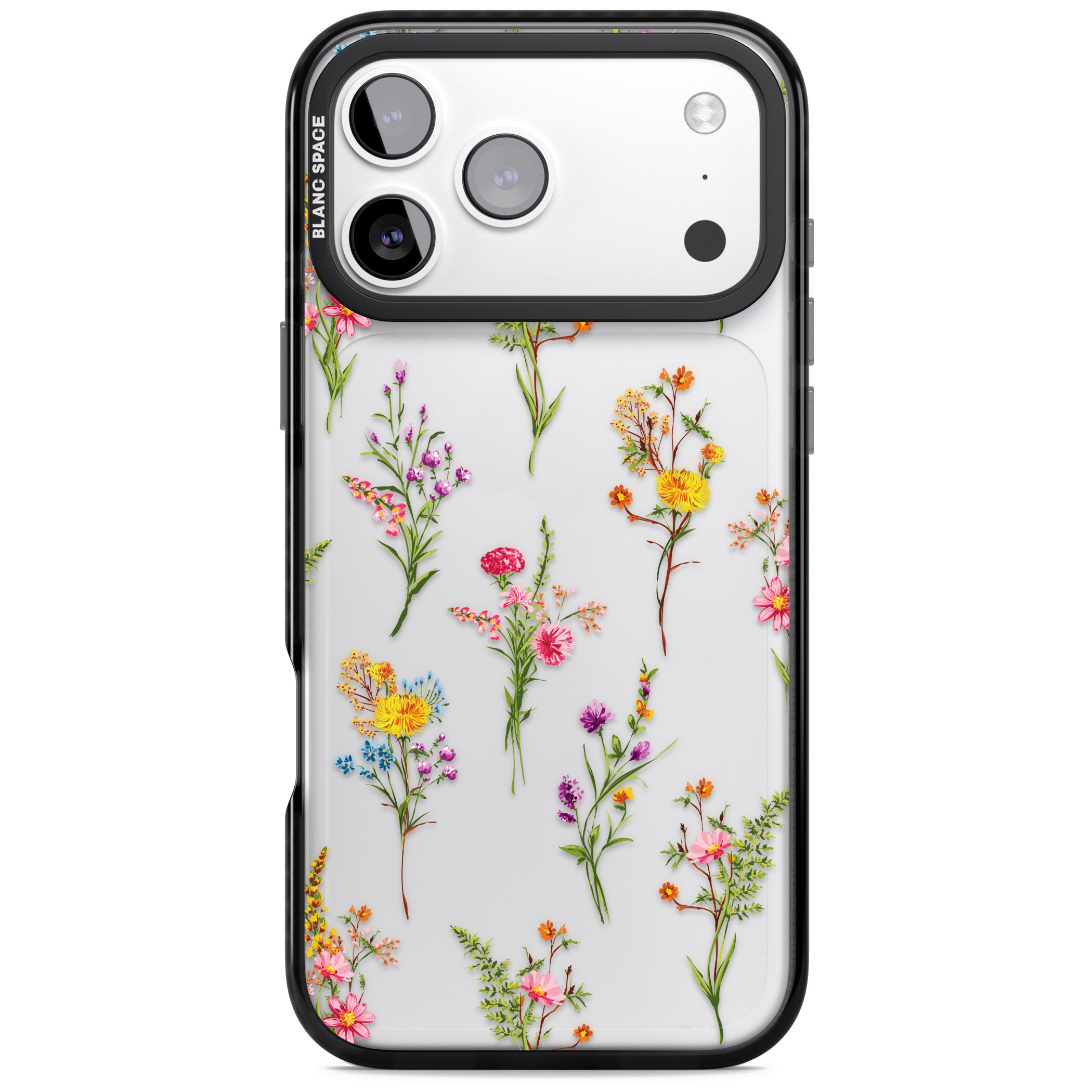 Picked Wildflowers iPhone 17 Pro Max Impact Black Phone Case