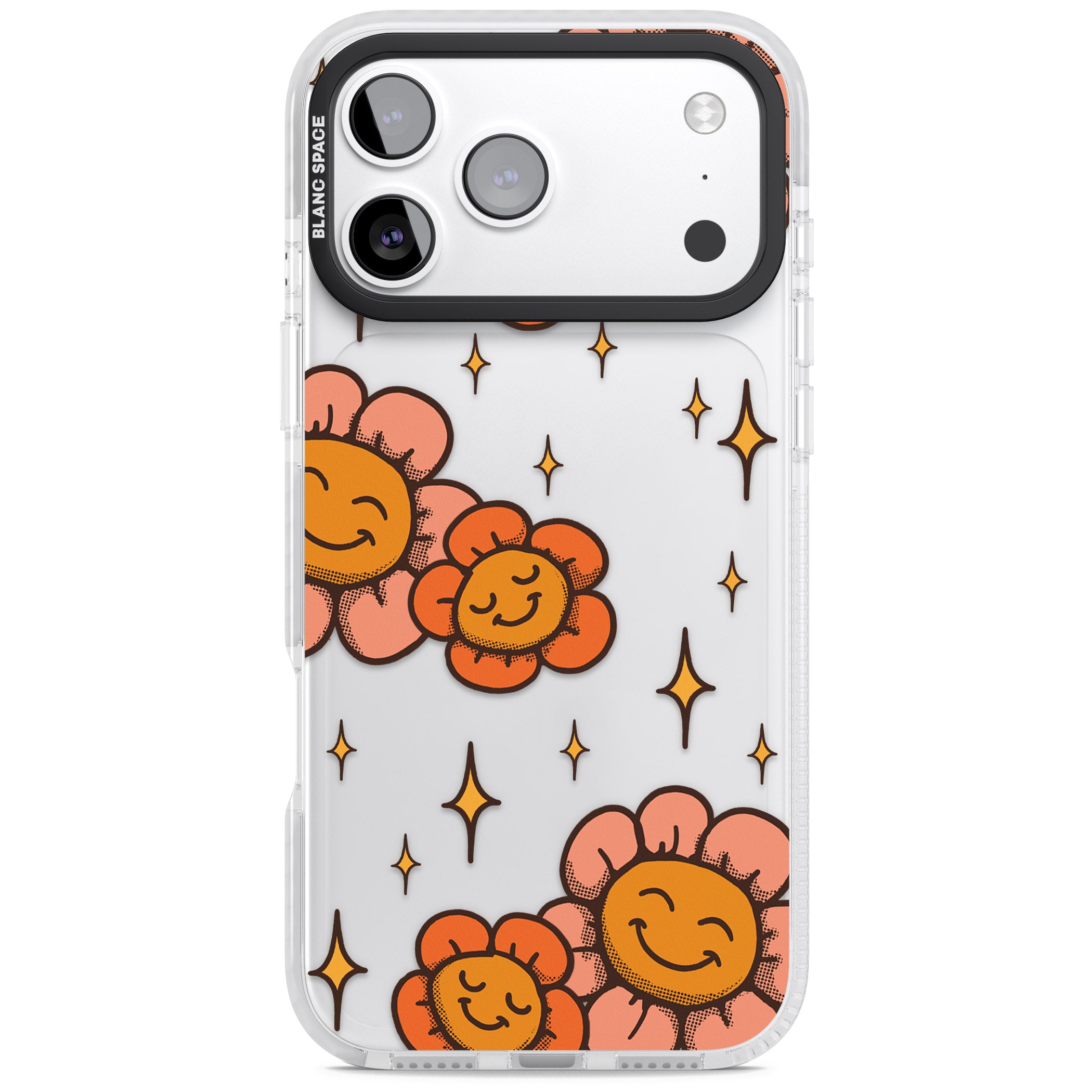 Mellow Flowers iPhone 17 Pro Max Impact Clear Phone Case