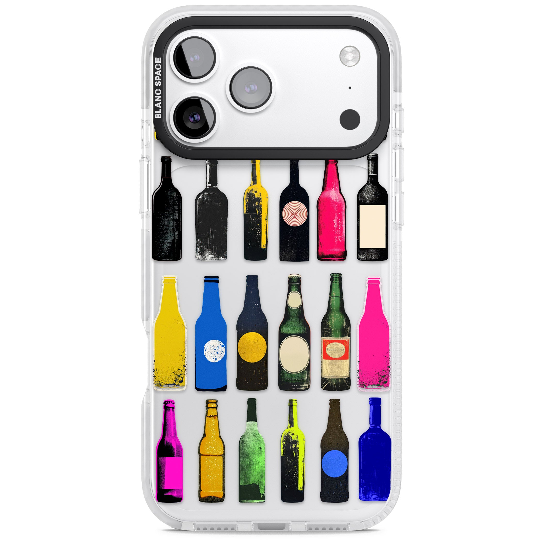 Glass Bottles iPhone 17 Pro Impact Clear Phone Case