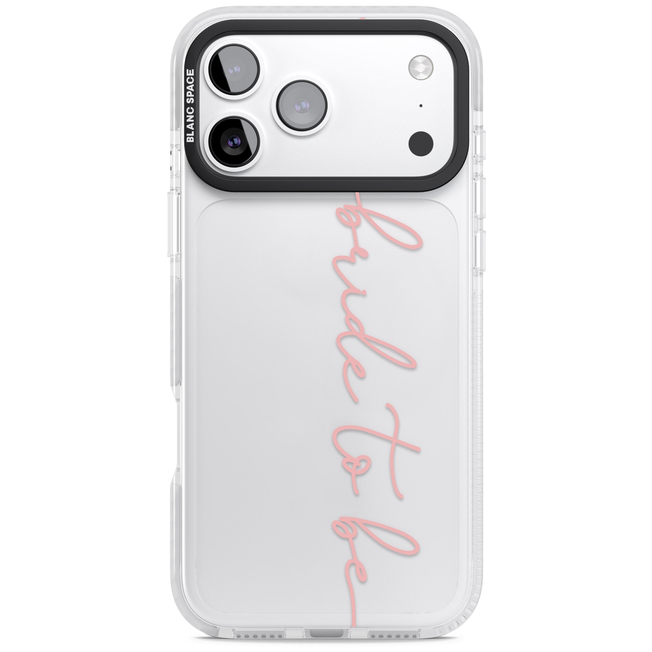 Bride To Be iPhone 17 Pro Max Impact Clear Phone Case