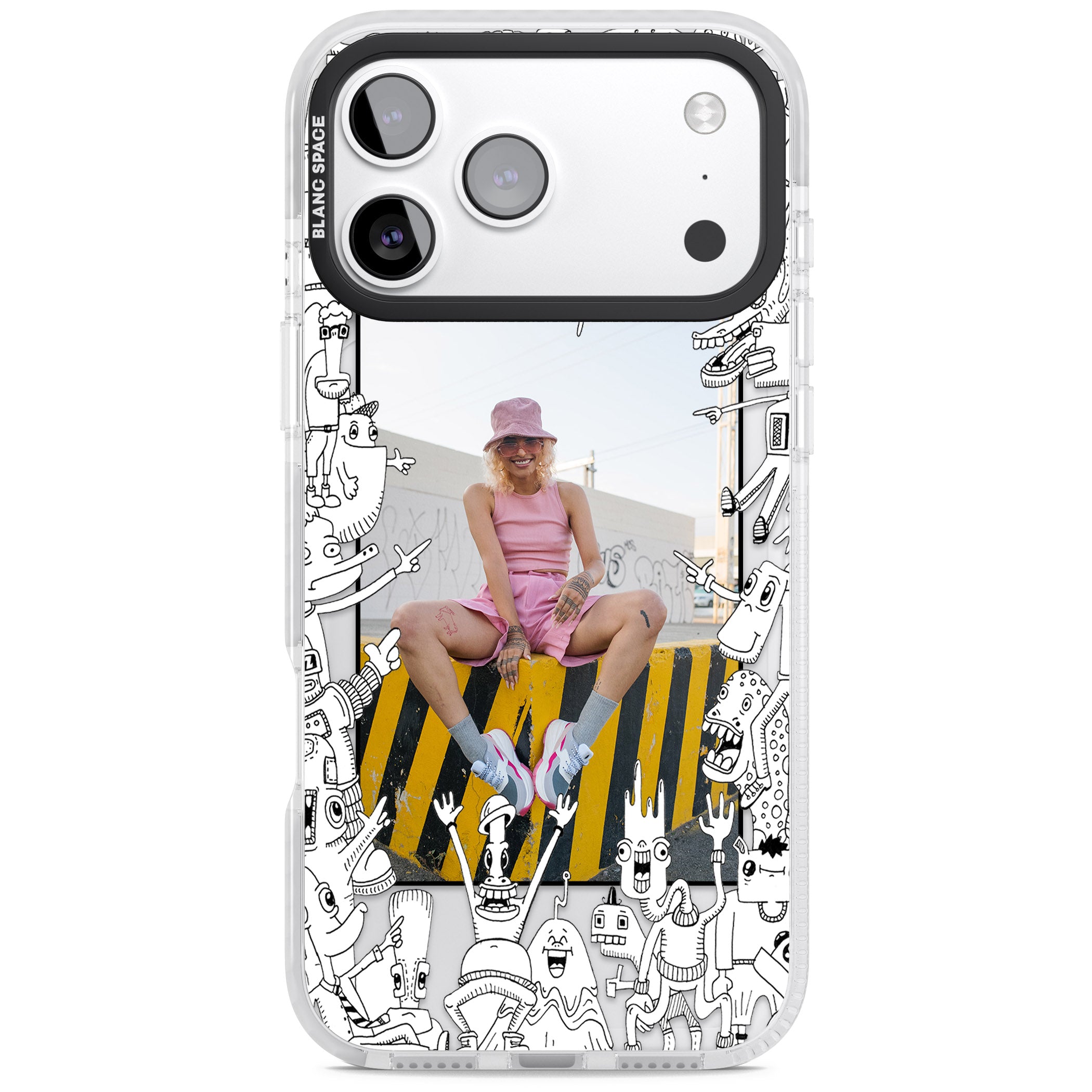 Personalised Look At This Photo Case iPhone 17 Pro Impact Clear Phone Case