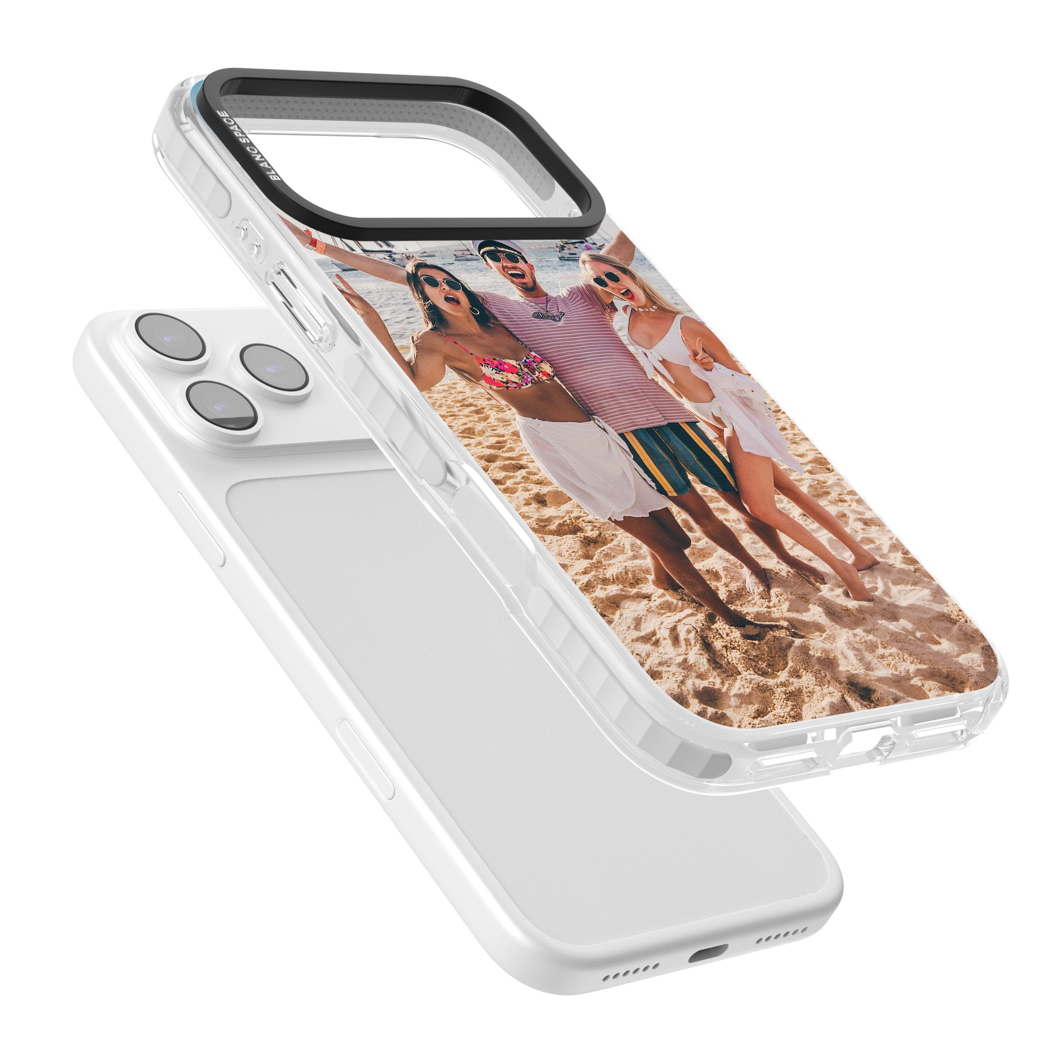 Personalised Photo iPhone 17 Pro Max Impact Clear Phone Case Colours