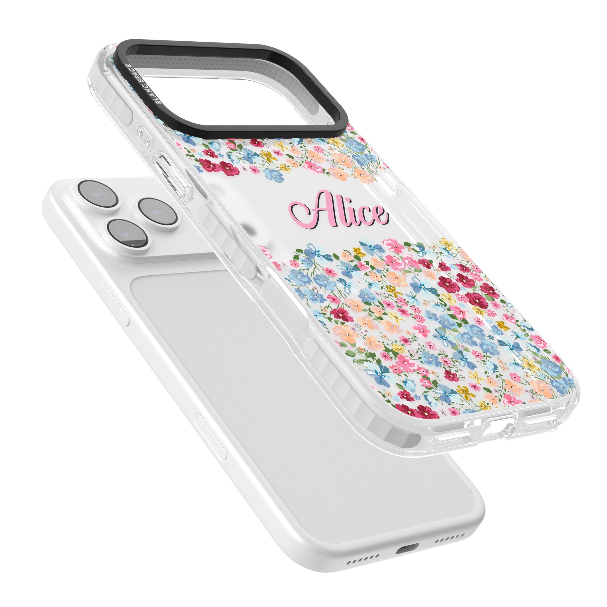 Personalised Venetian Meadow iPhone 17 Pro Max Impact Clear Phone Case Colours