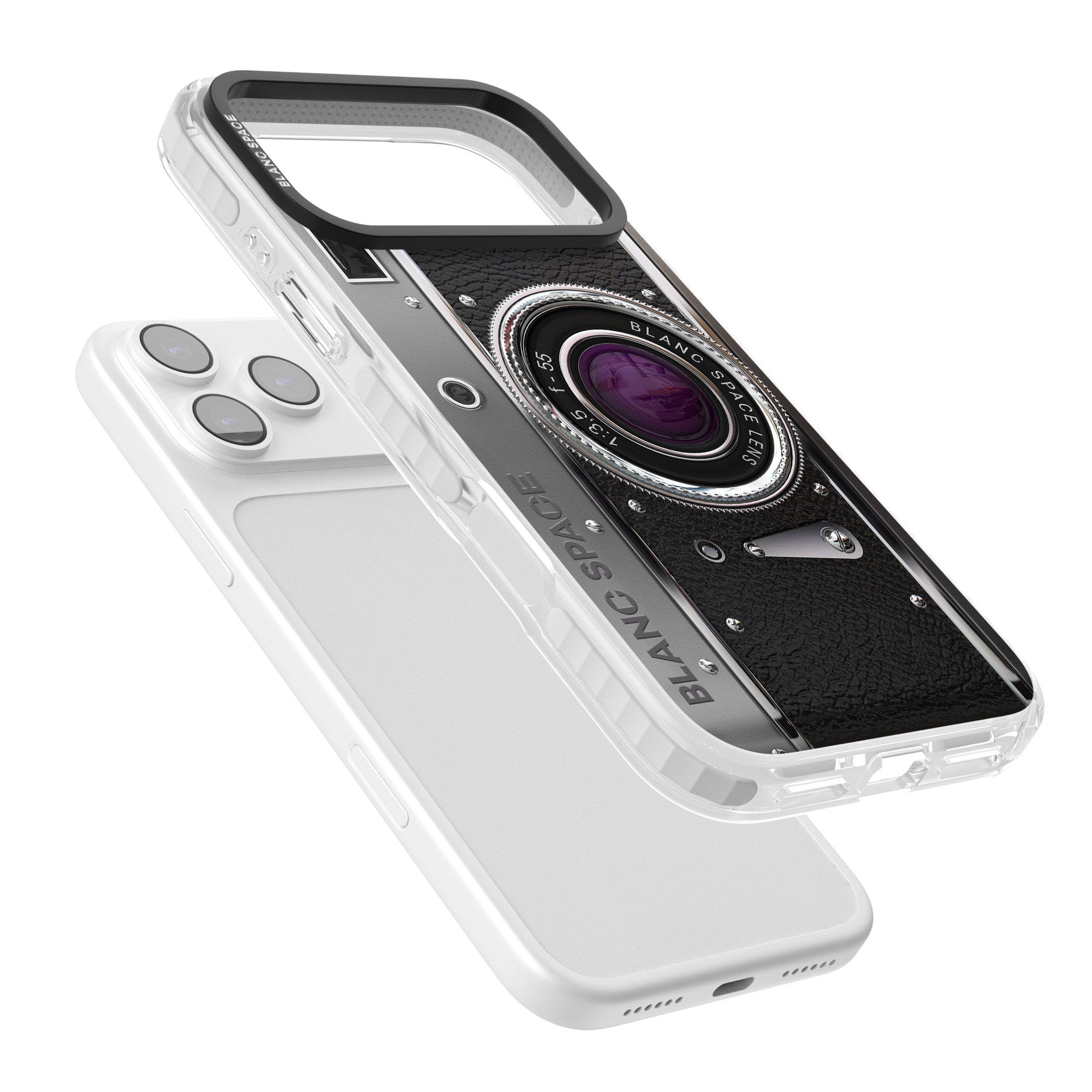 Vintage Retro Classic Camera iPhone 17 Pro Max Impact Clear Phone Case Colours