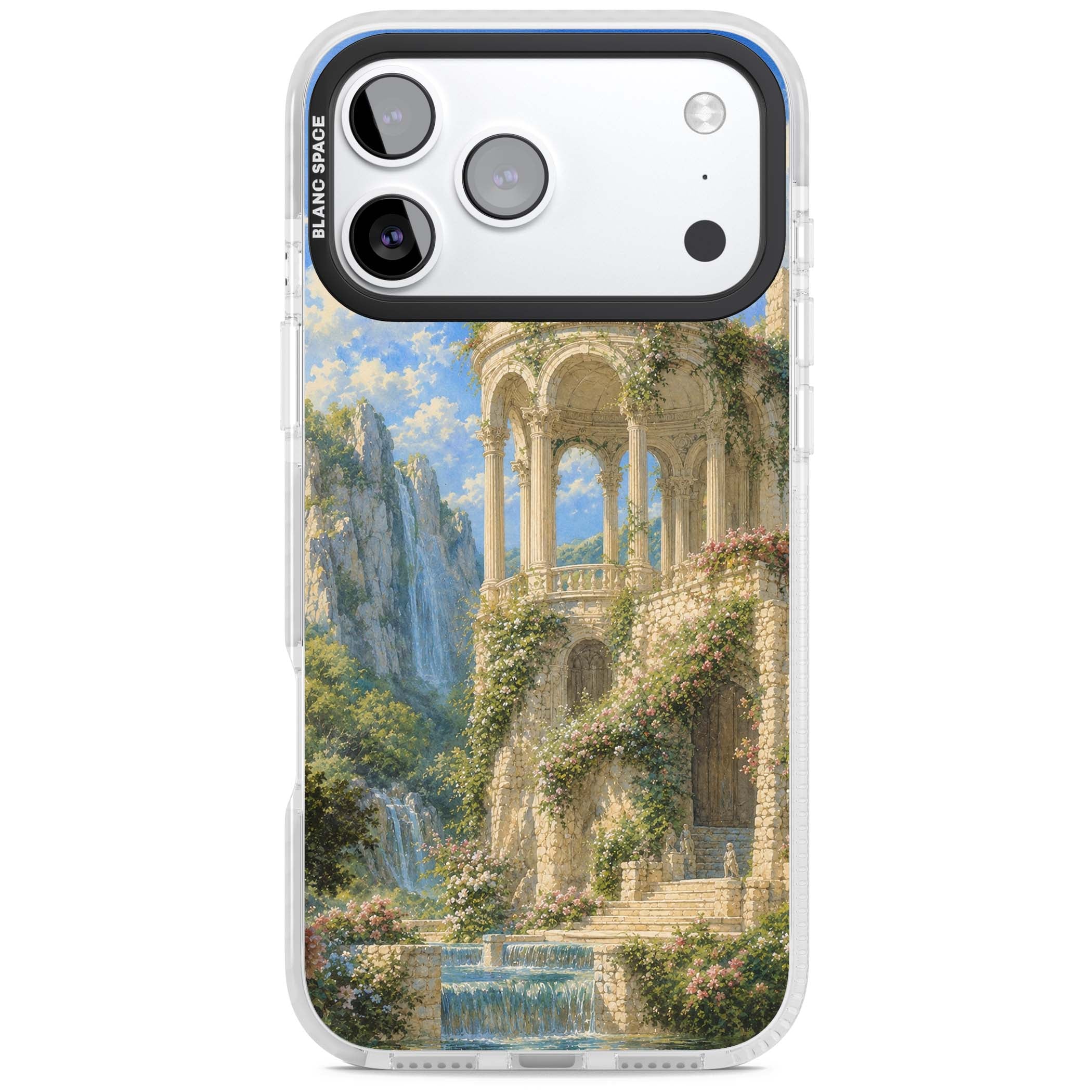 Palace Pavilion fairycore iPhone case | Black Impact case for iPhone 17 Pro, iPhone 17 Pro Max