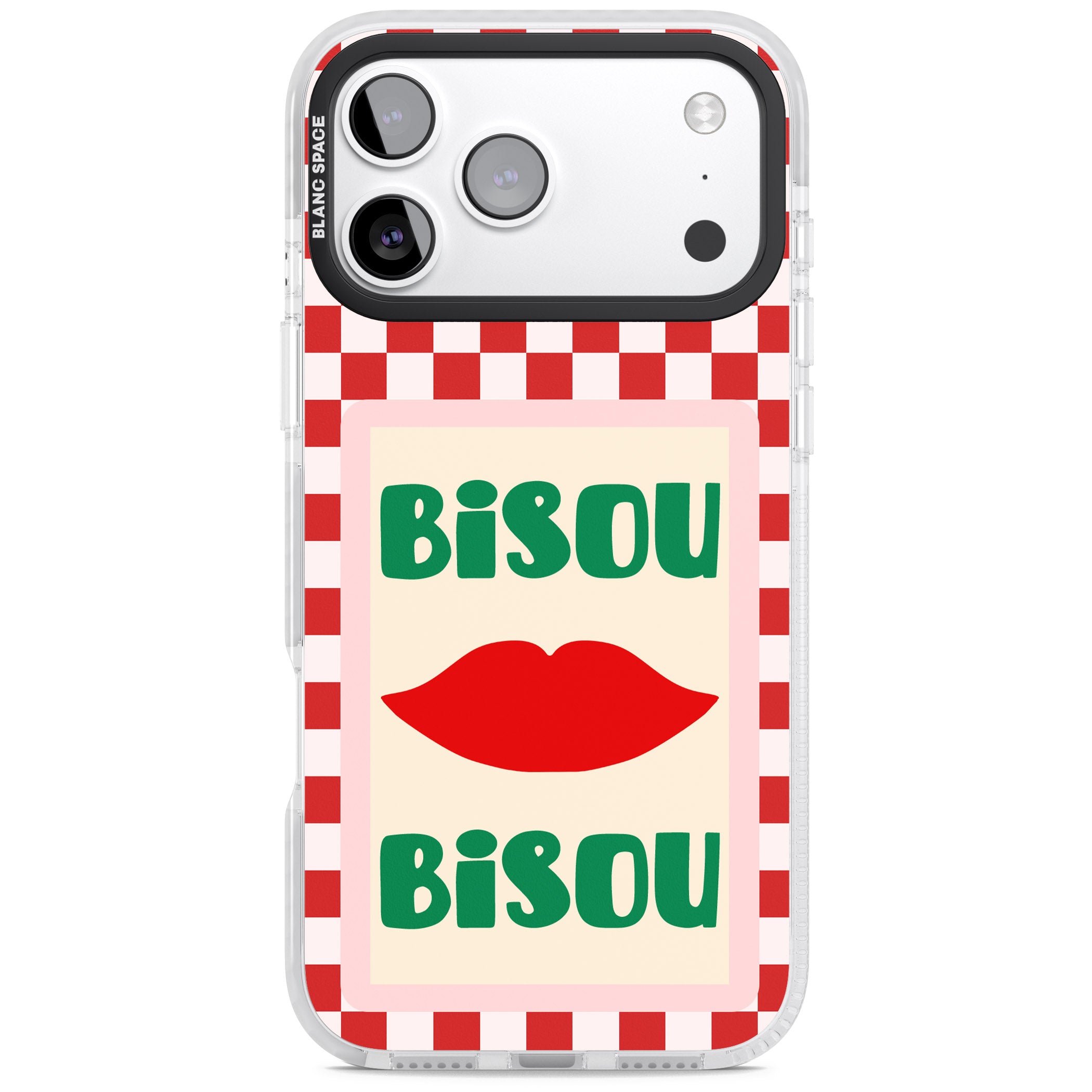 Bisou iPhone 17 Pro Impact Clear Phone Case