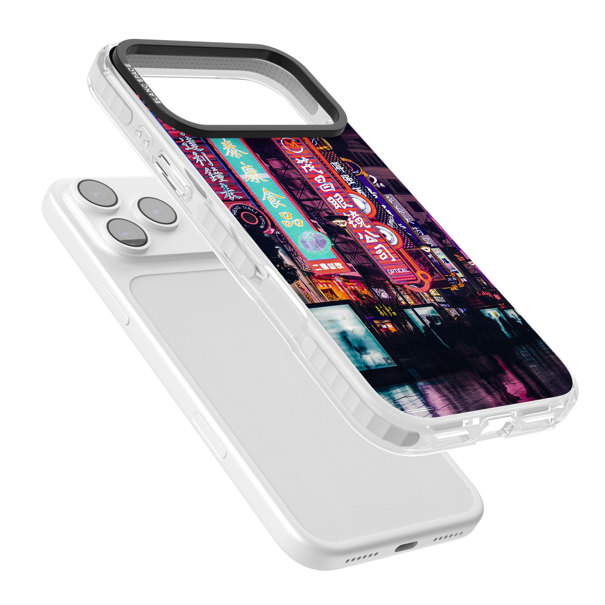 Neon Streets iPhone 17 Pro Impact Clear Phone Case Colours