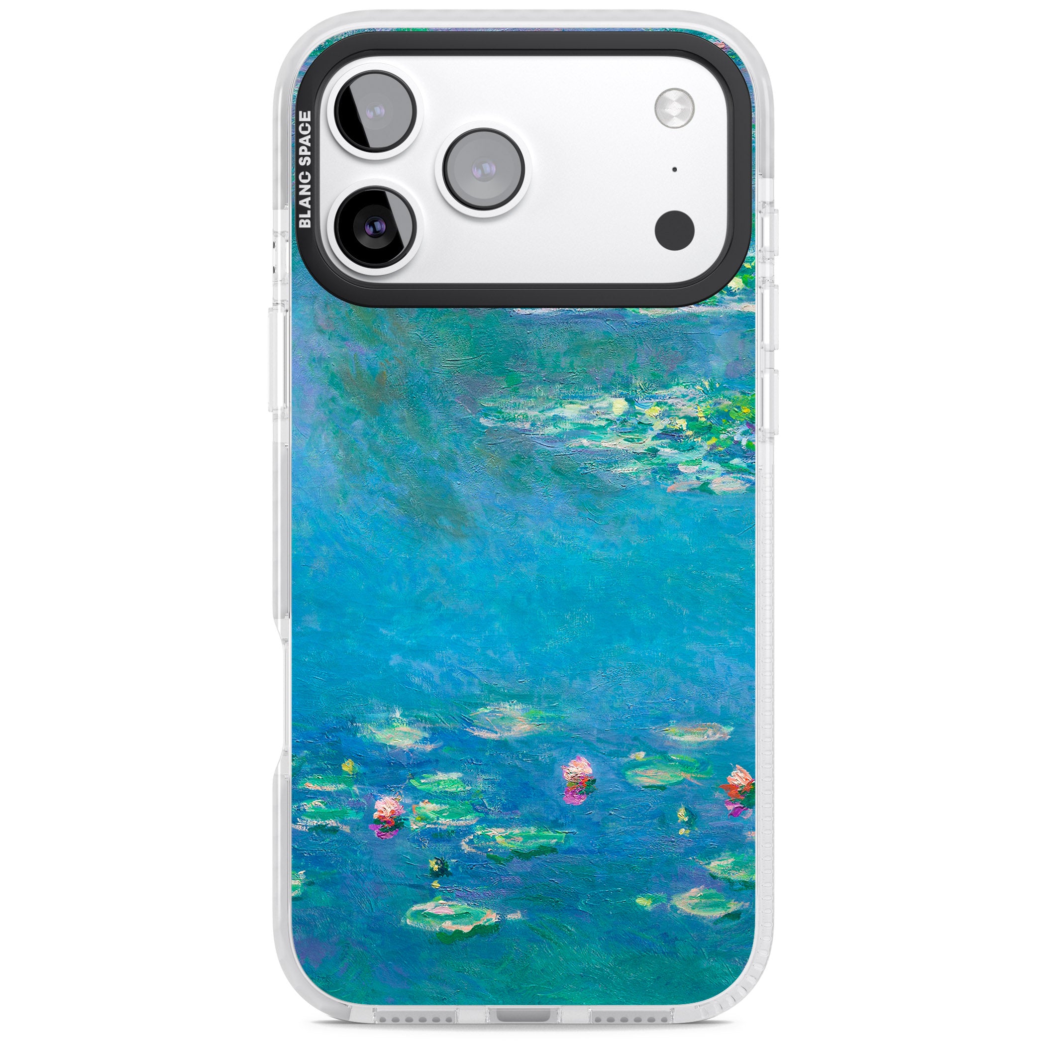 Water Lilies iPhone 17 Pro Max Impact Clear Phone Case