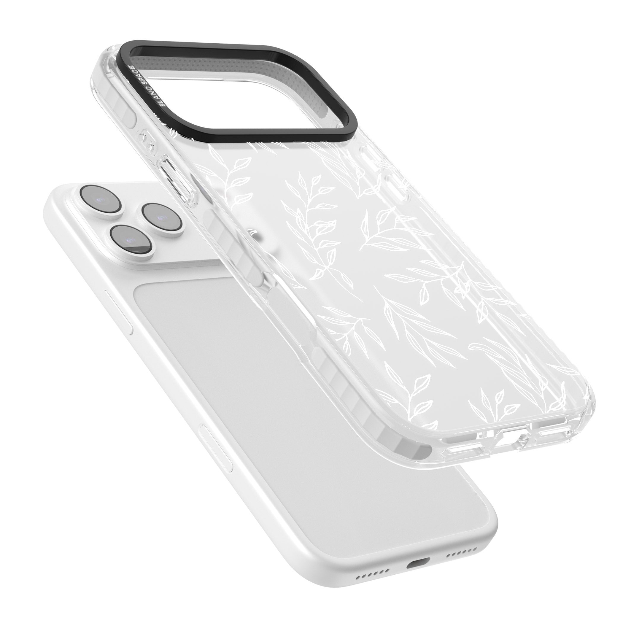 Leafy Botanical iPhone 17 Pro Max Impact Clear Phone Case Colours