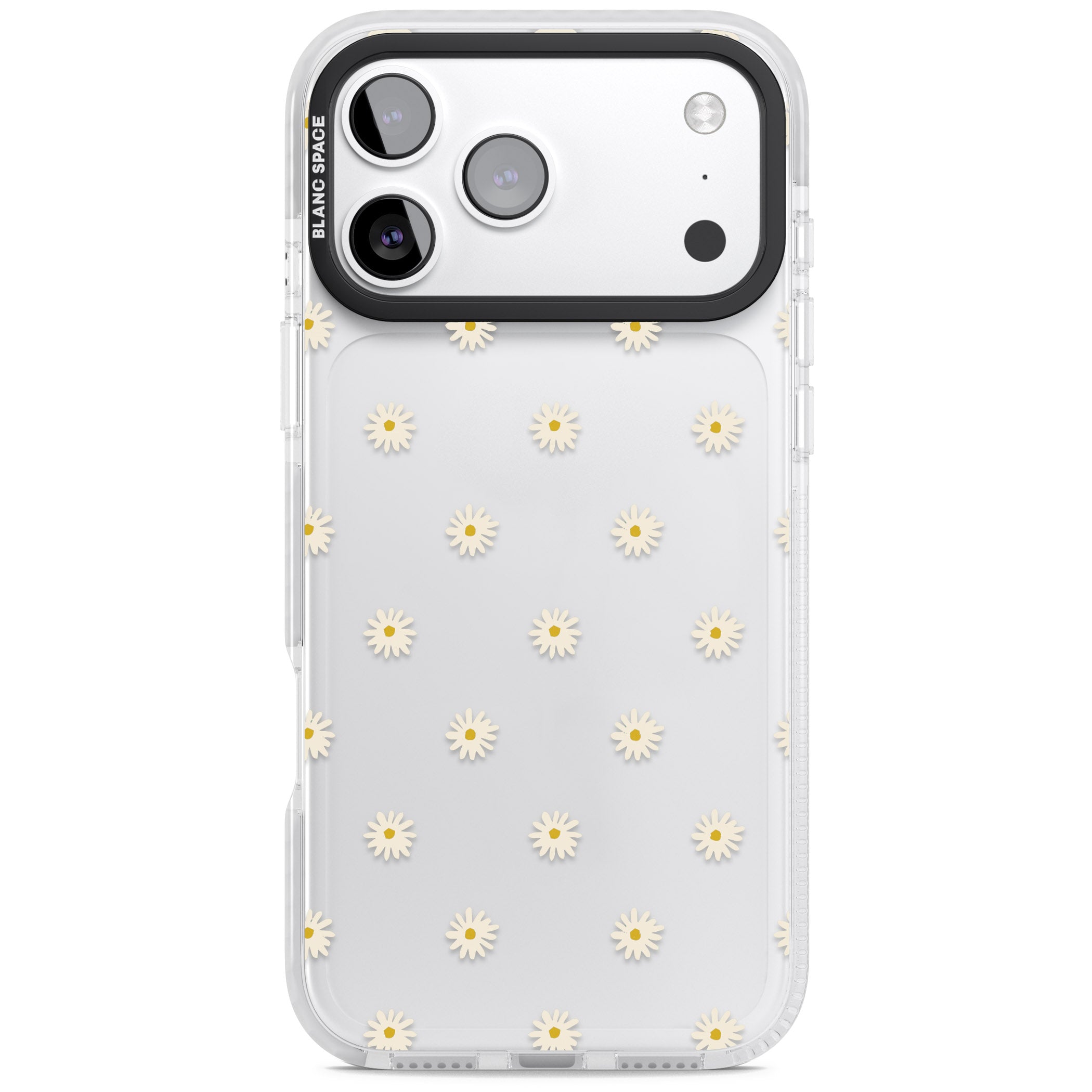 Daisy Pop Floral iPhone 17 Pro Max Impact Clear Phone Case