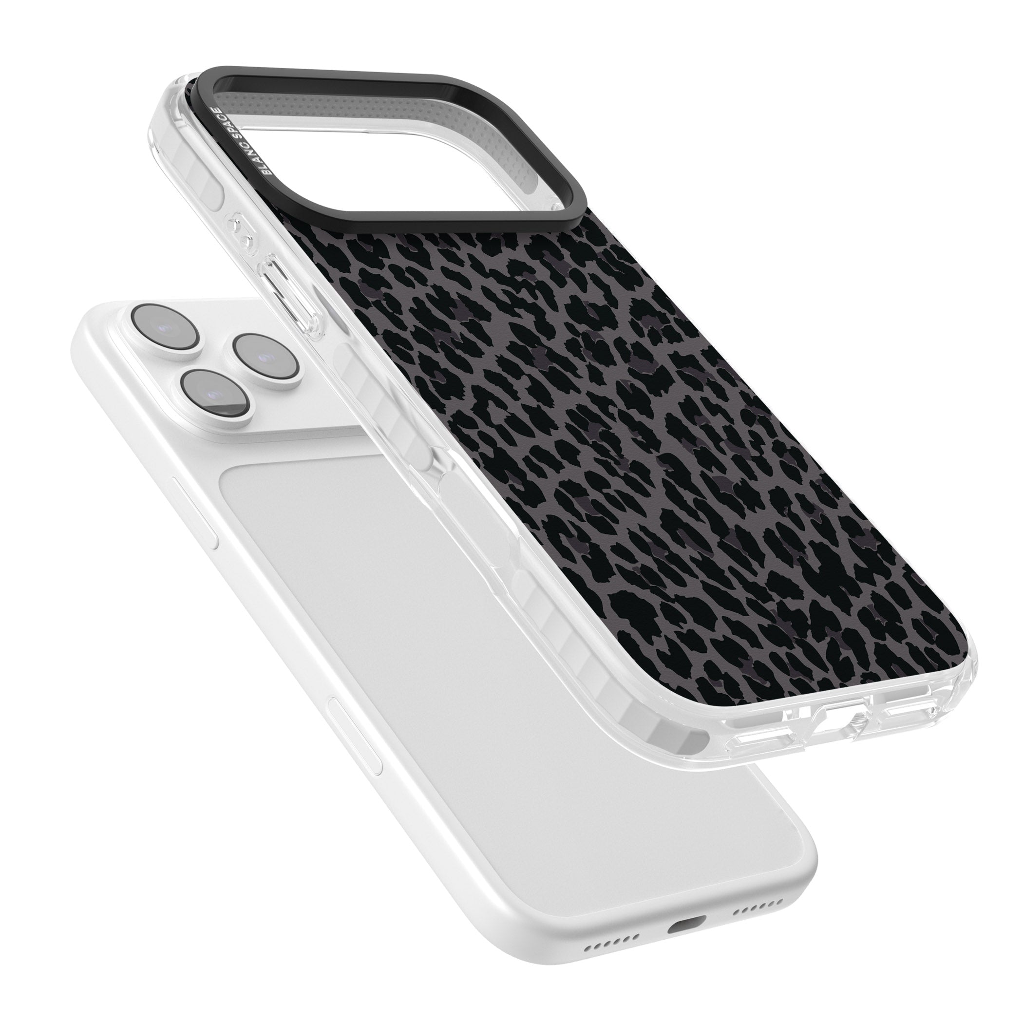Dark Animal Print iPhone 17 Pro Impact Clear Phone Case Colours