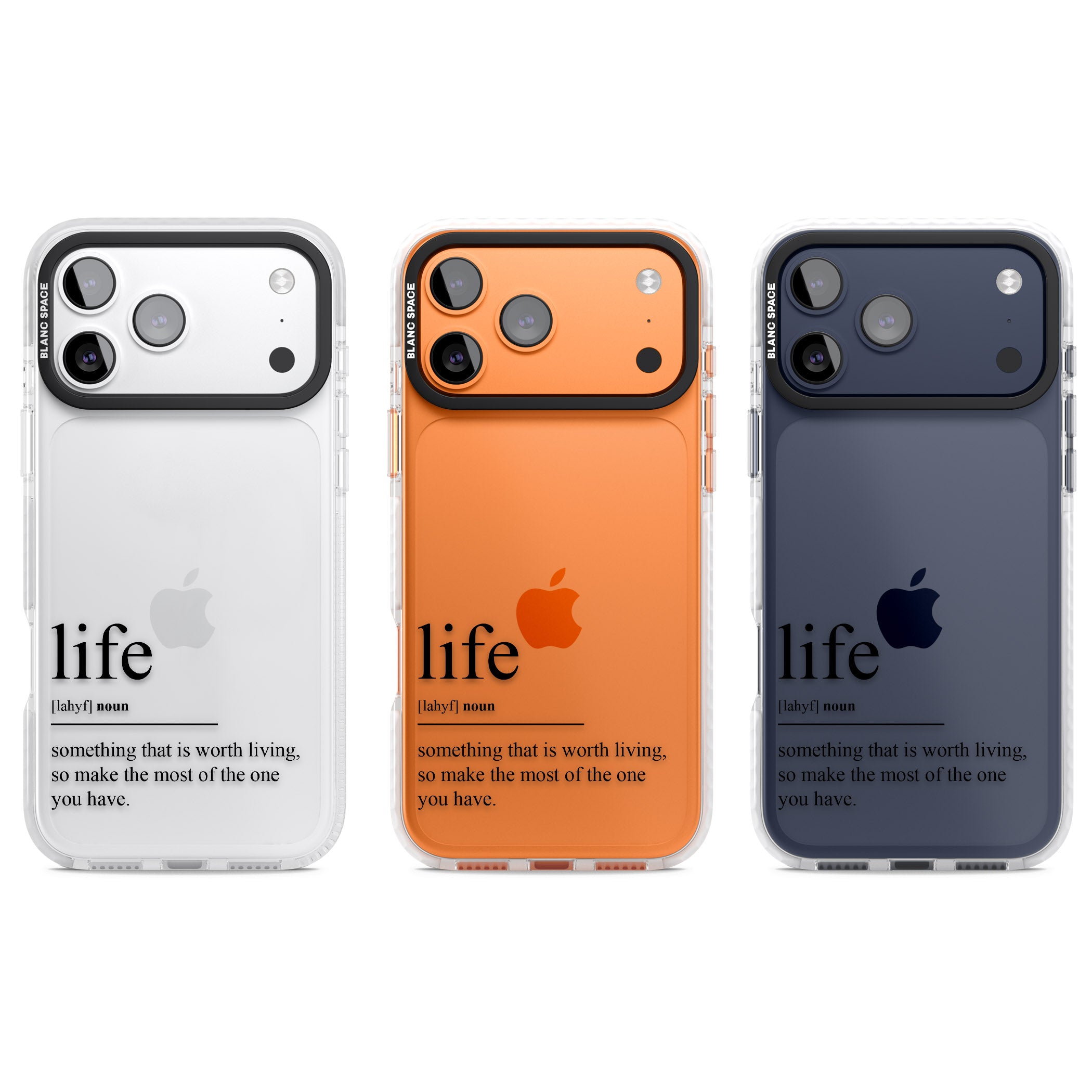 Life iPhone 17 Pro Impact Clear Phone Case APT Impact Protection
