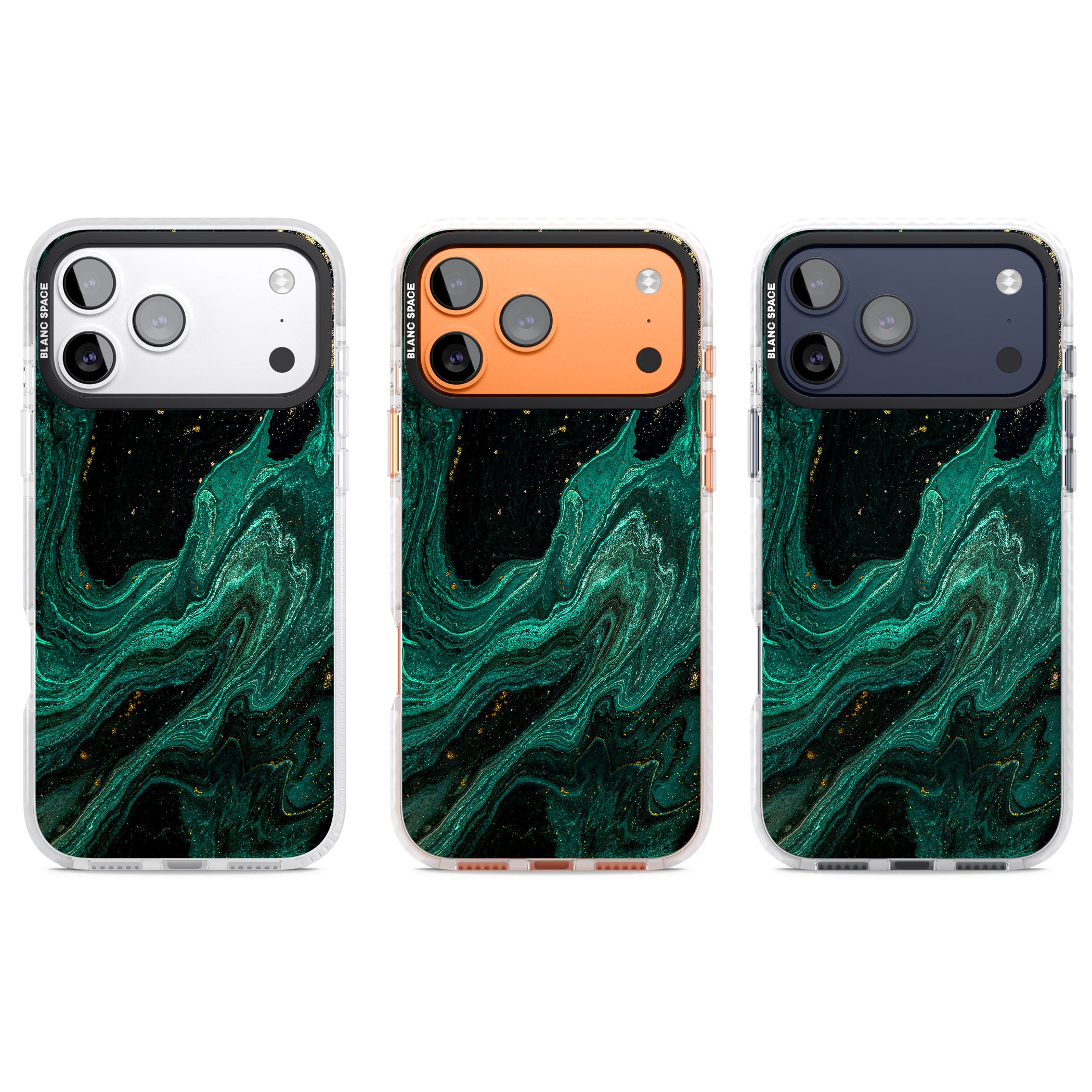 Emerald Lagoon iPhone 17 Pro Impact Clear Phone Case APT Impact Protection