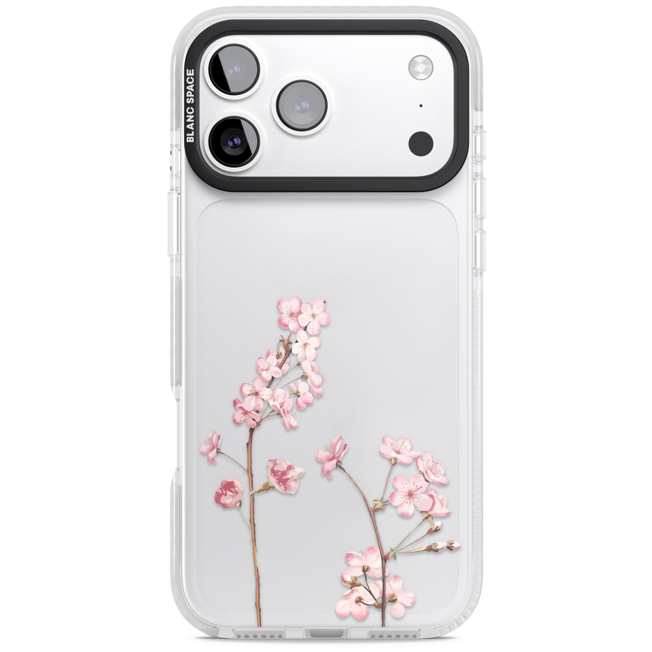 Blossom Flower iPhone 17 Pro Max Impact Clear Phone Case
