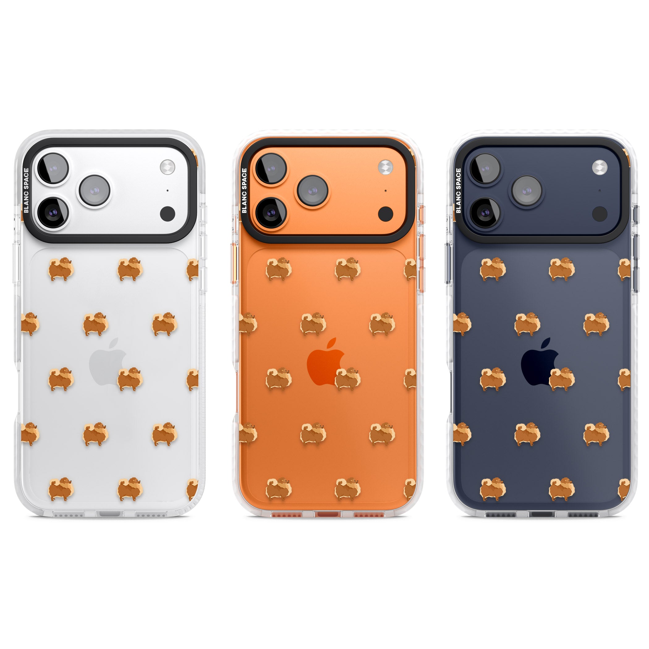 Pomeranian Delight iPhone 17 Pro Impact Clear Phone Case APT Impact Protection