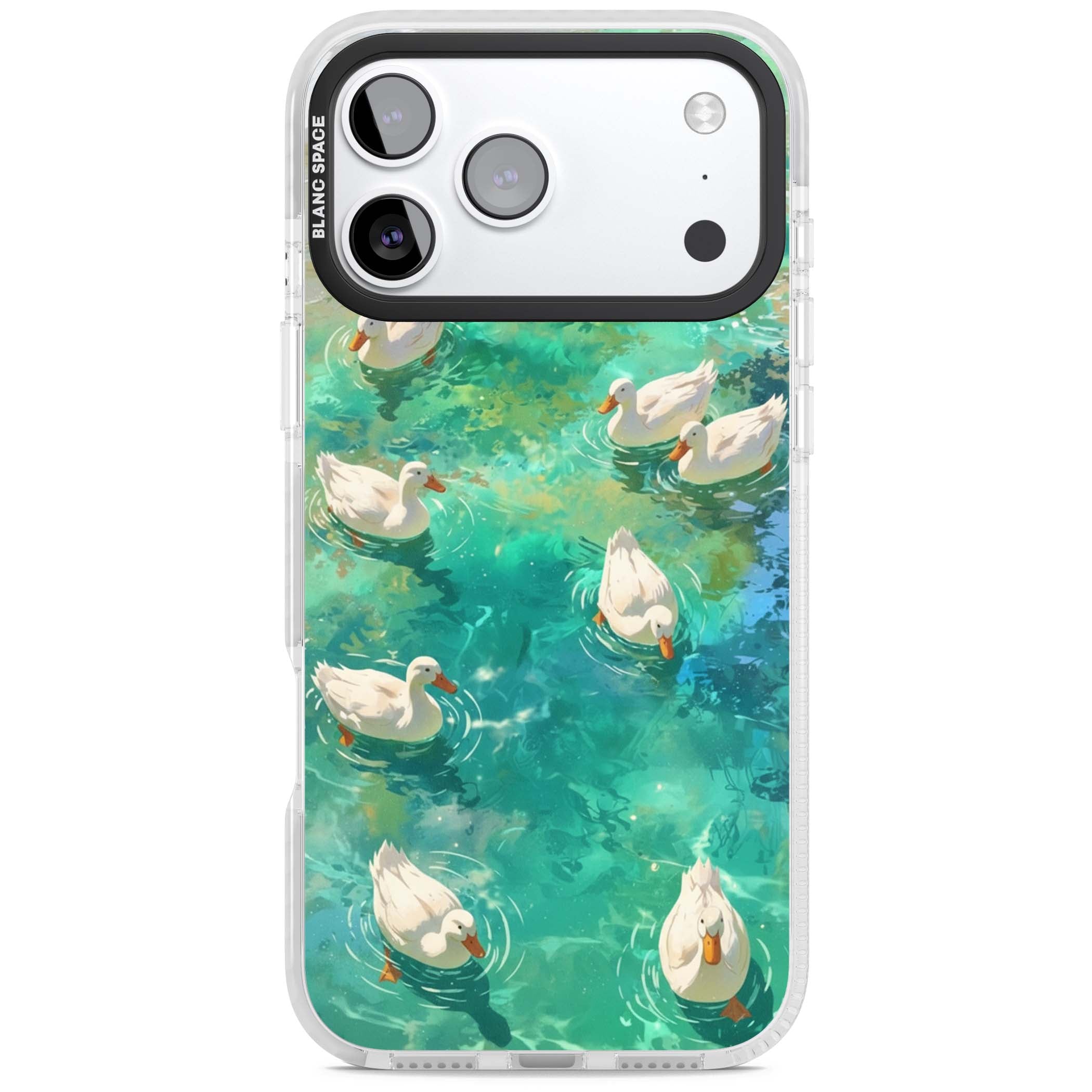 Ducks In The Pond for her iPhone case | Black Impact case for iPhone 17 Pro, iPhone 17 Pro Max