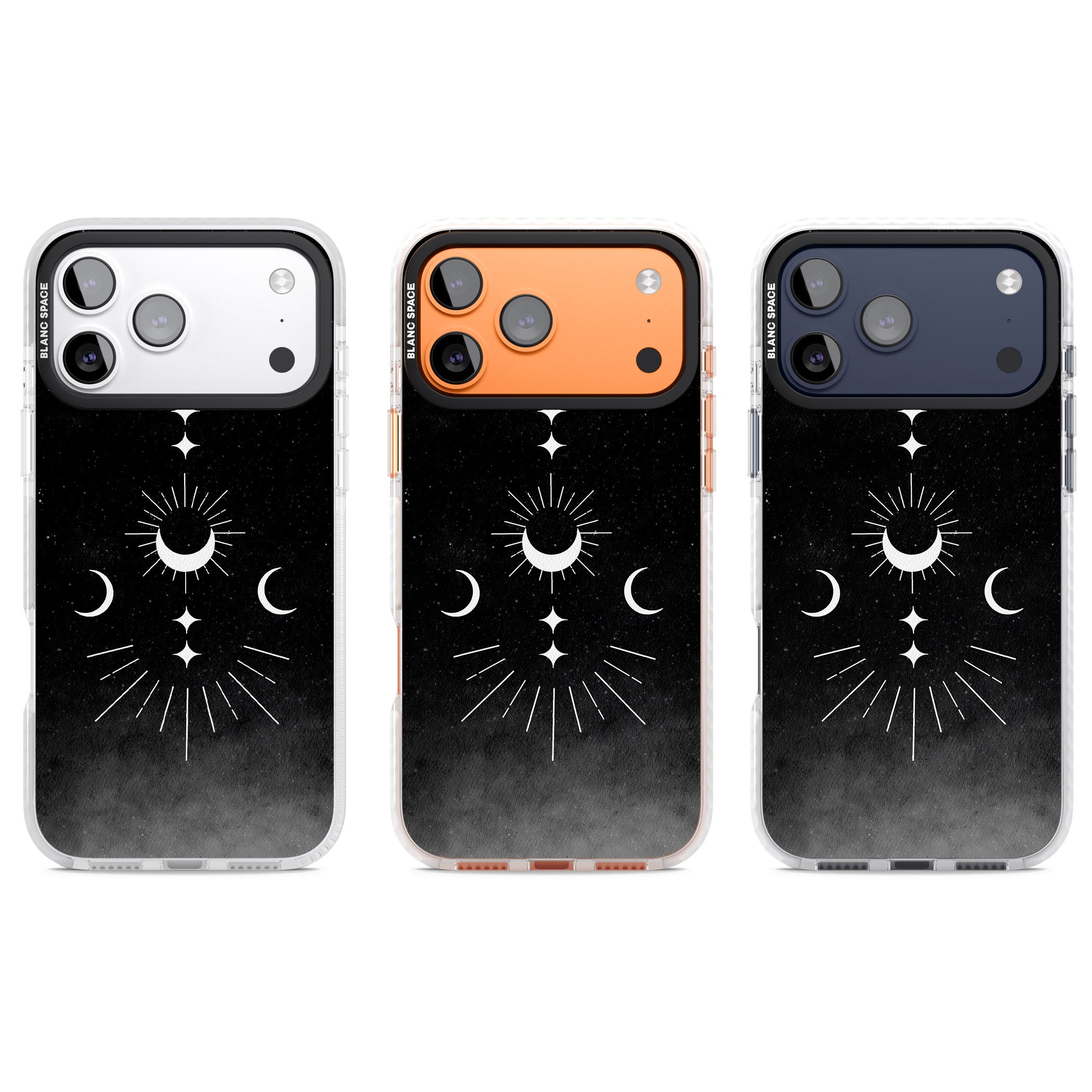 Lunar Mandala iPhone 17 Pro Impact Clear Phone Case APT Impact Protection