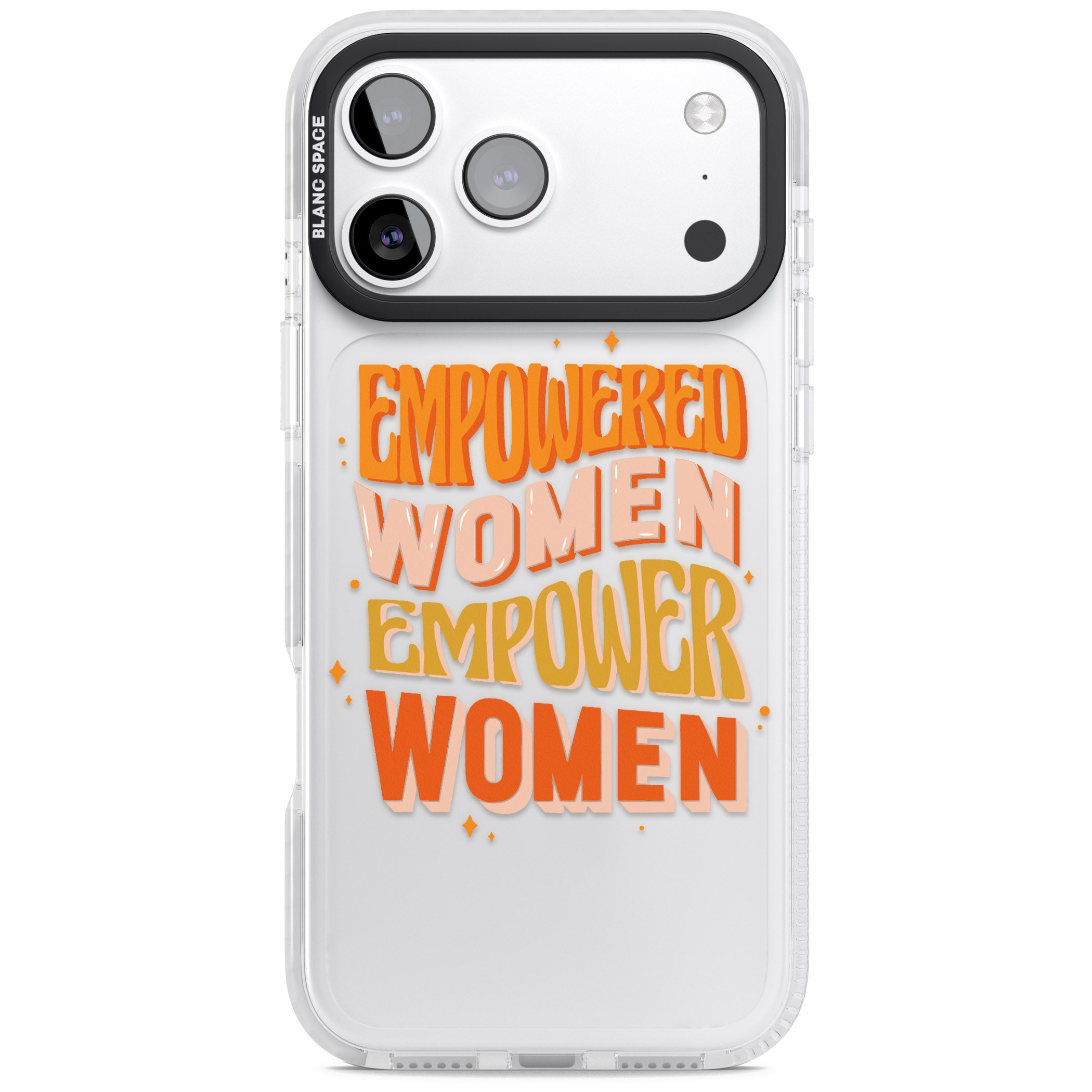 Empowered Women iPhone 17 Pro Impact Clear Phone Case