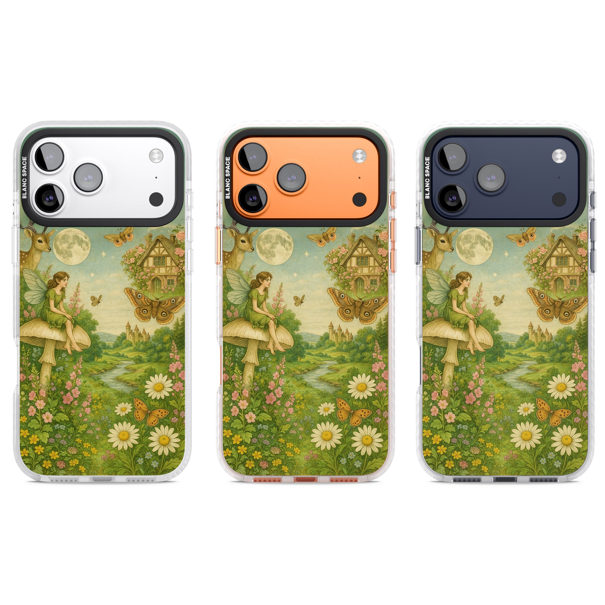 Cottage Fairy iPhone 17 Pro Impact Clear Phone Case APT Impact Protection