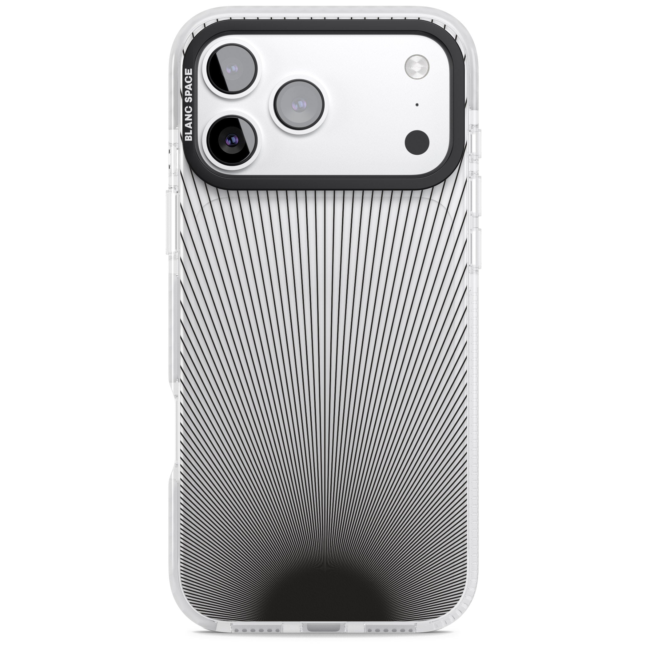 Linear Sunburst iPhone 17 Pro Max Impact Clear Phone Case