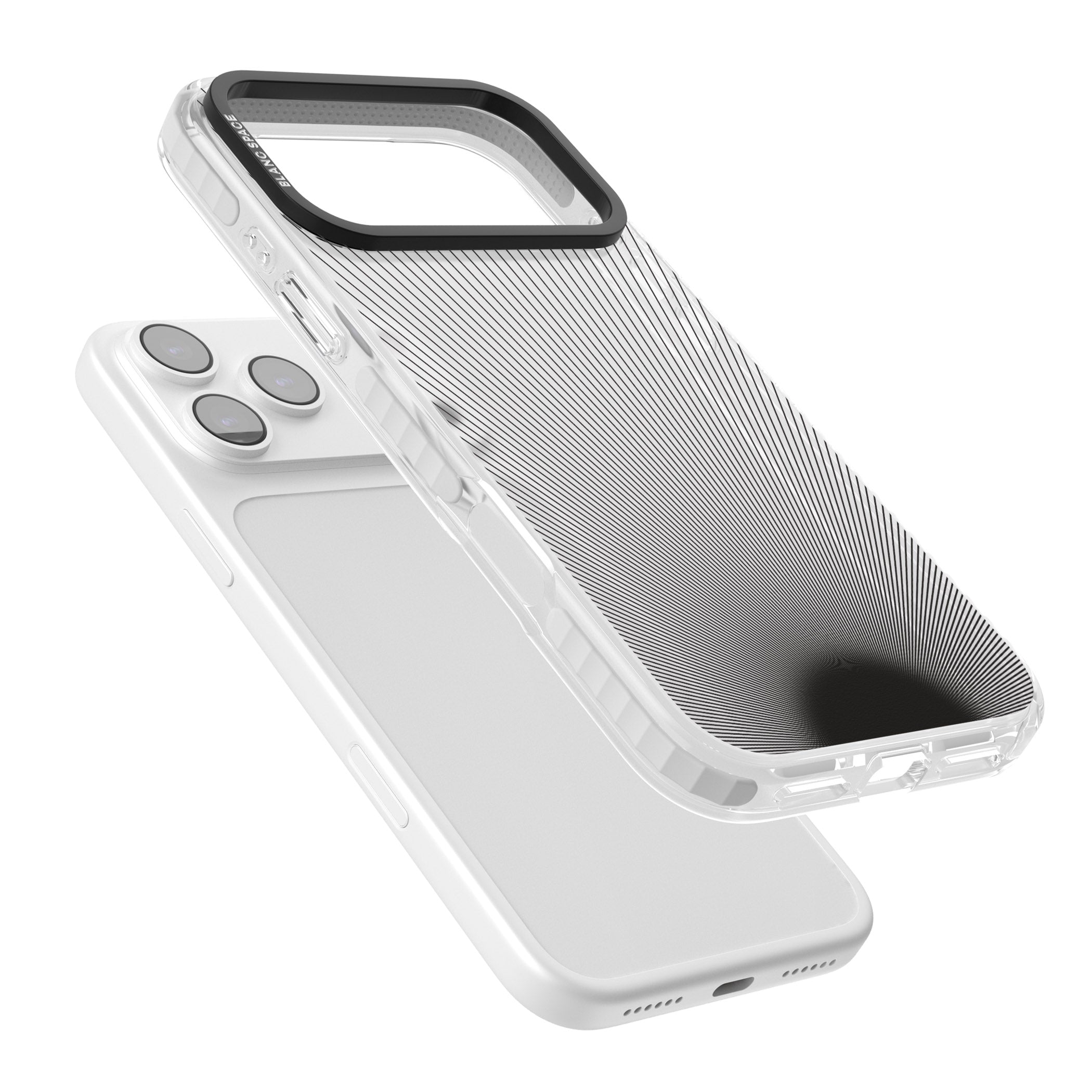 Linear Sunburst iPhone 17 Pro Impact Clear Phone Case Colours