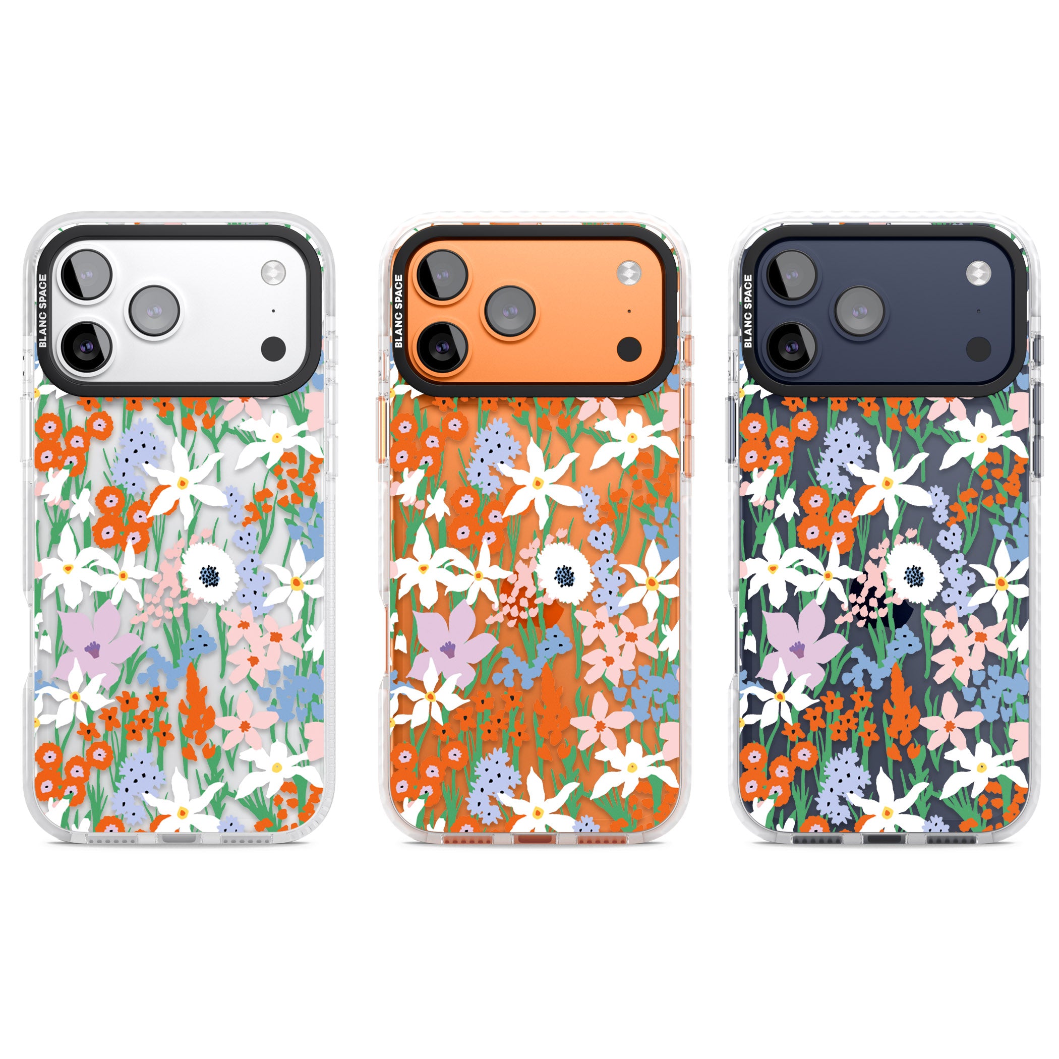 Floral Bouquet: Vibrant Blooms iPhone 17 Pro Impact Clear Phone Case APT Impact Protection