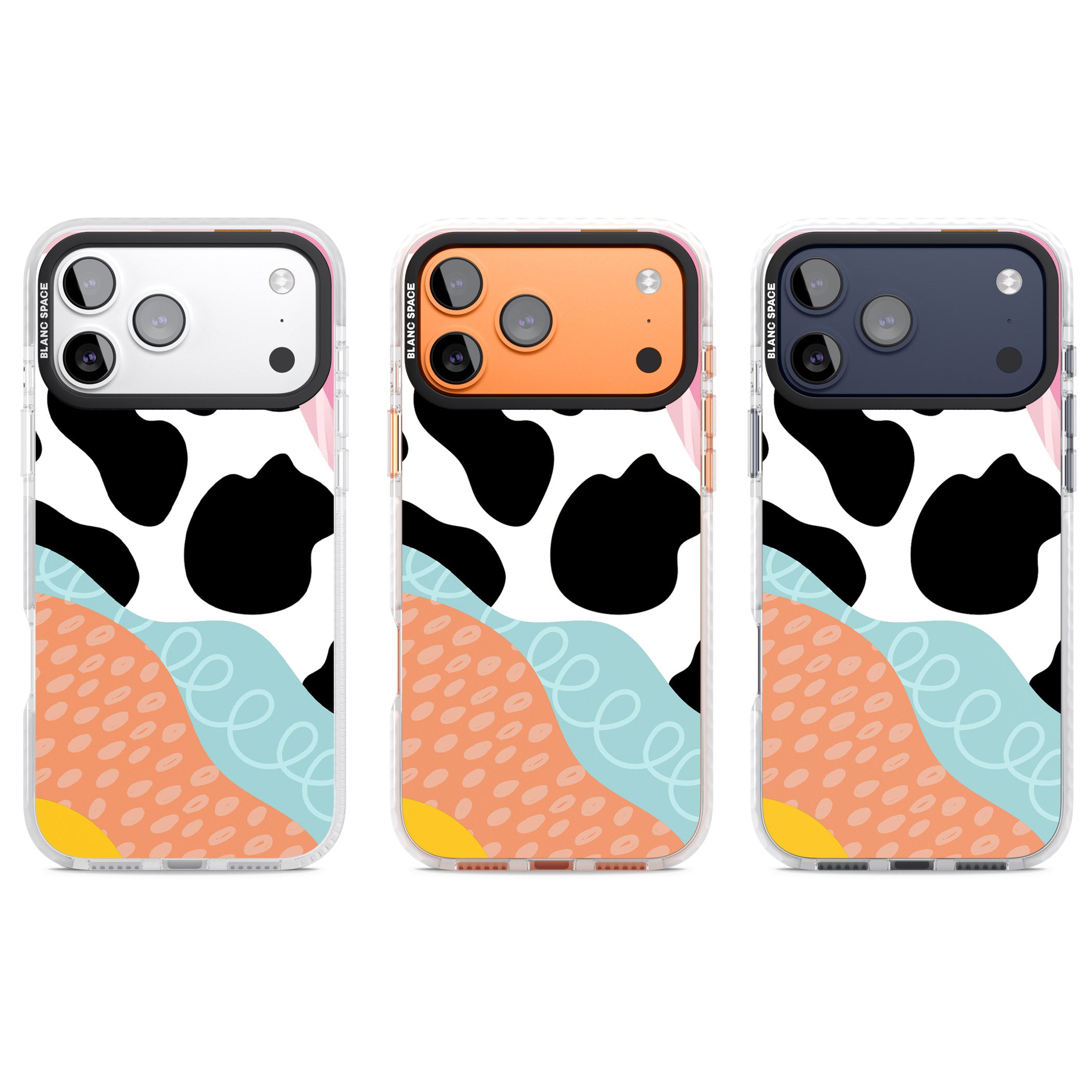 Abstract Elegance iPhone 17 Pro Impact Clear Phone Case APT Impact Protection