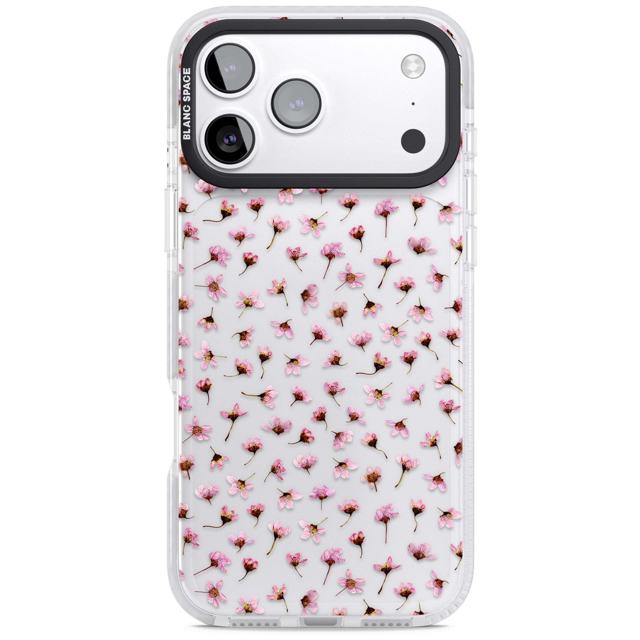Pink Blossom iPhone 17 Pro Max Impact Clear Phone Case