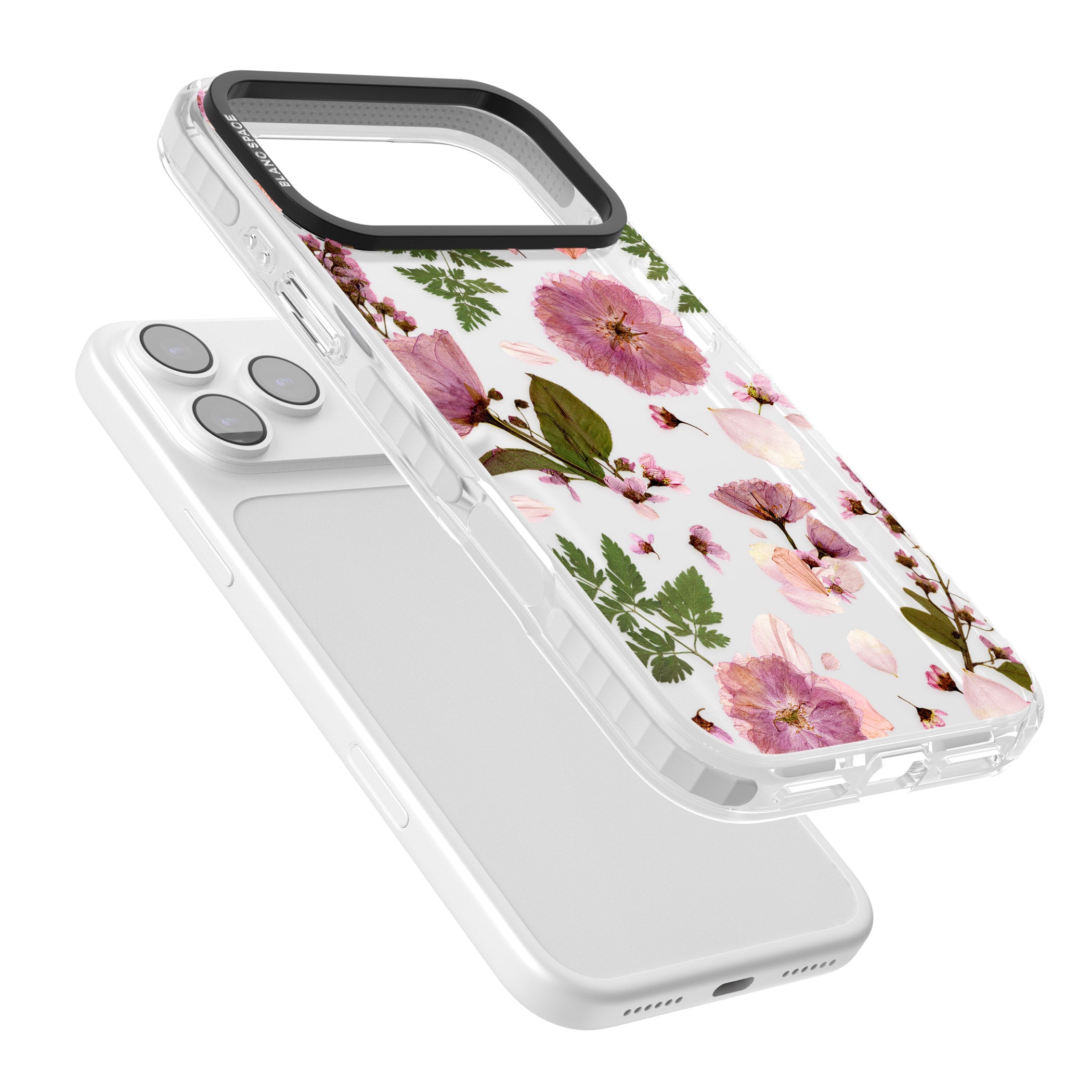 Blossom Bouquet iPhone 17 Pro Impact Clear Phone Case Colours