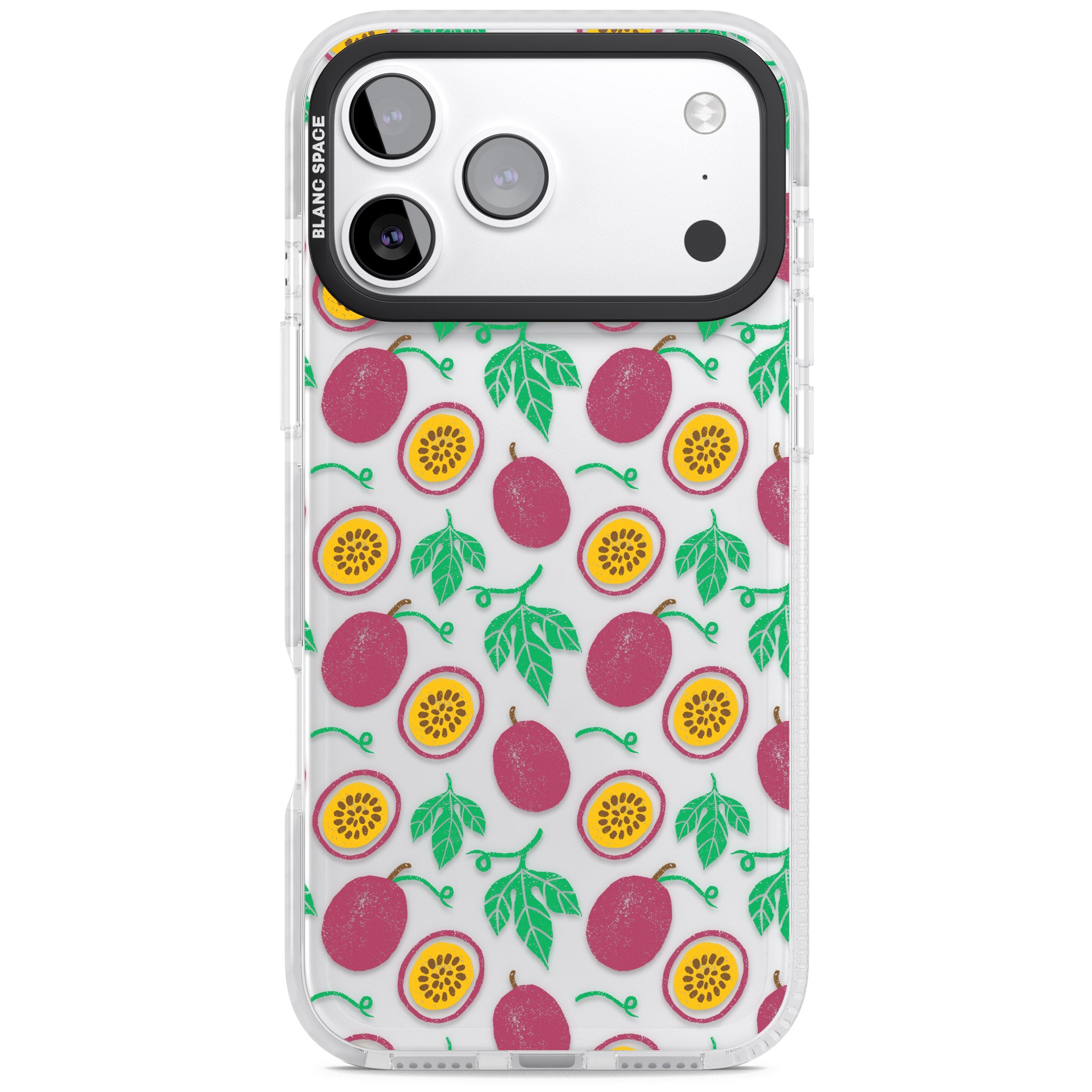 Passion Fruit Paradise iPhone 17 Pro Max Impact Clear Phone Case