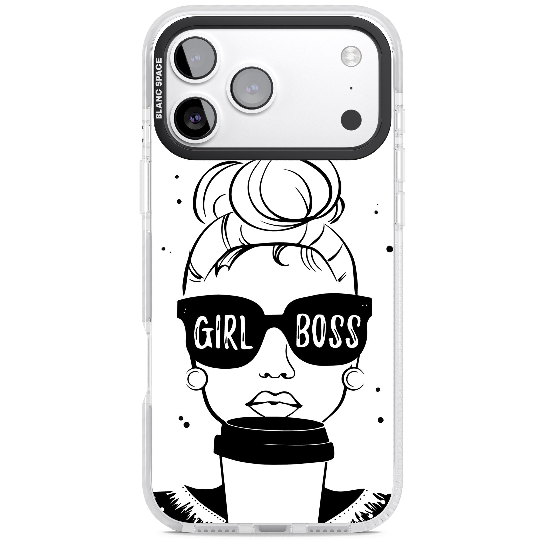 Girl Boss iPhone 17 Pro Max Impact Clear Phone Case