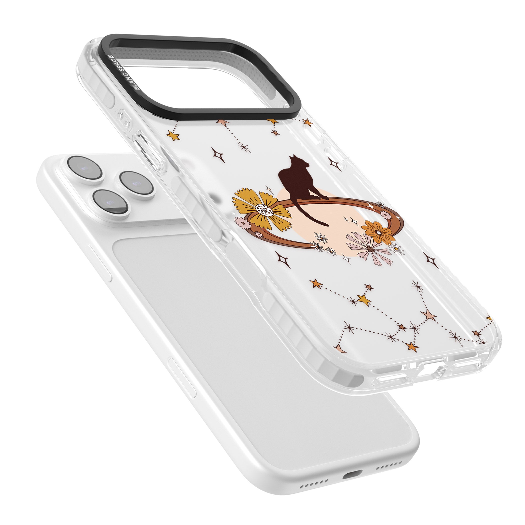 Feline Phenomenon iPhone 17 Pro Impact Clear Phone Case Colours