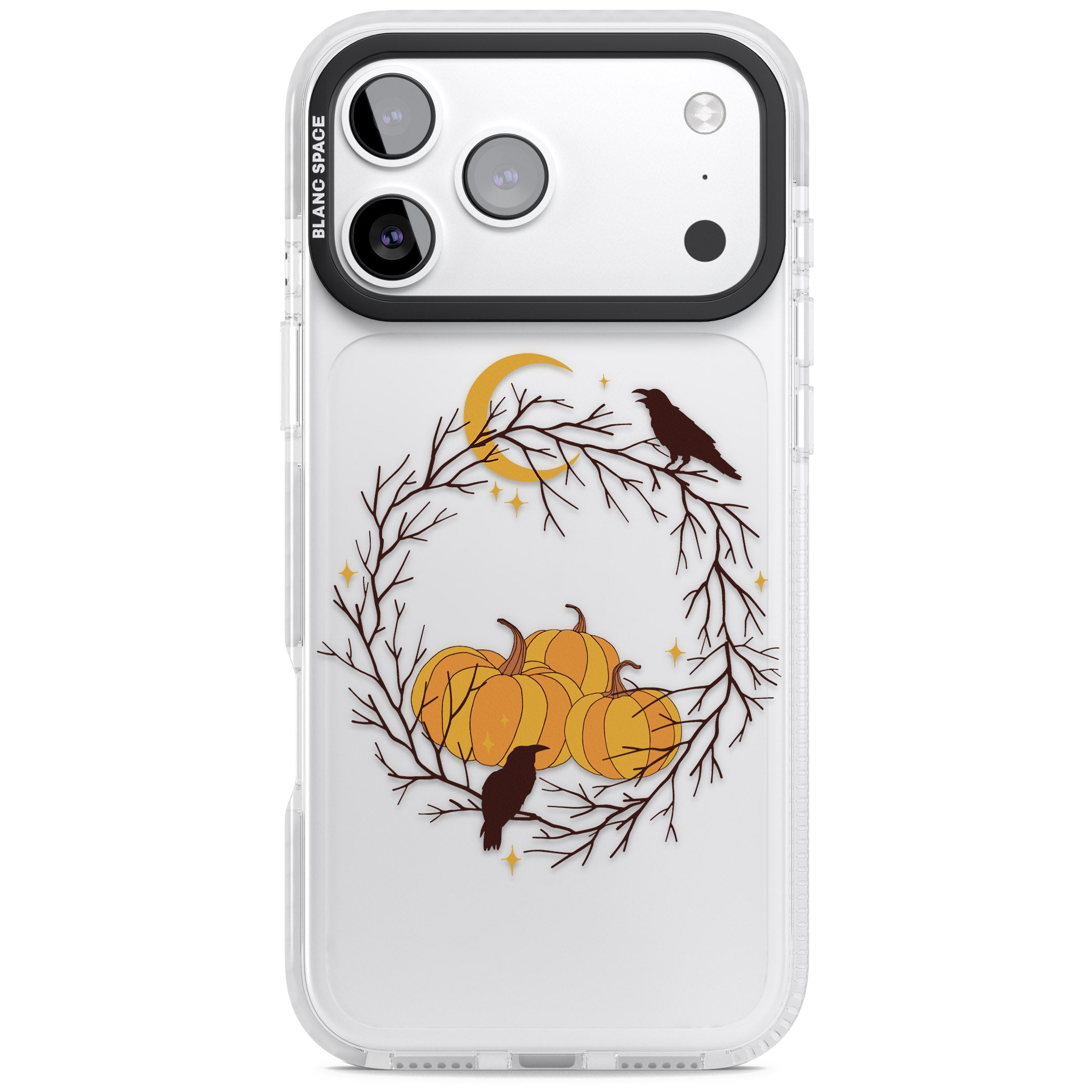 Pumpkin Patch iPhone 17 Pro Impact Clear Phone Case