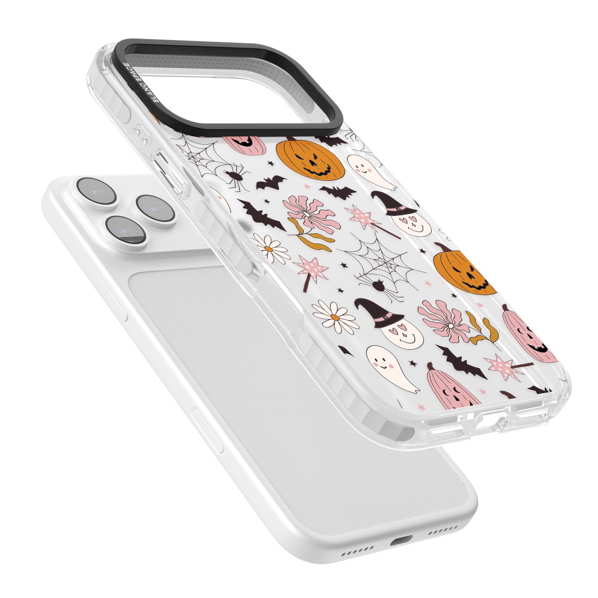 Spooky Mix iPhone 17 Pro Max Impact Clear Phone Case Colours
