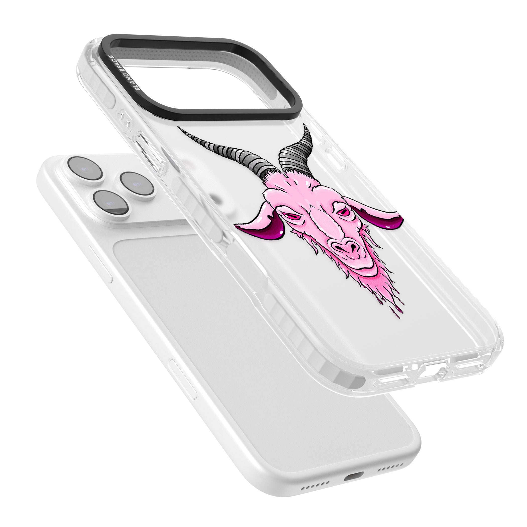 Ba Phomet iPhone 17 Pro Max Impact Clear Phone Case Colours