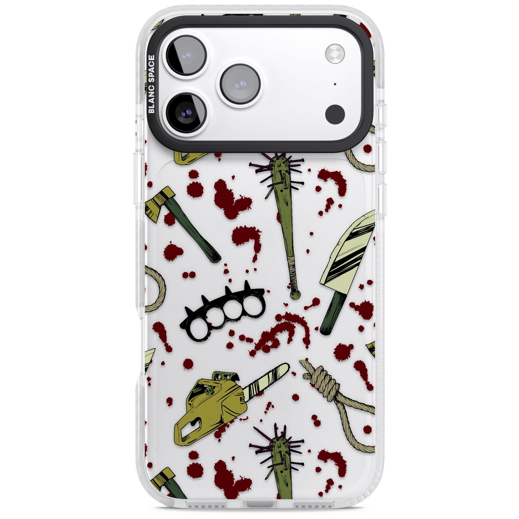 Movie Massacre iPhone 17 Pro Impact Clear Phone Case