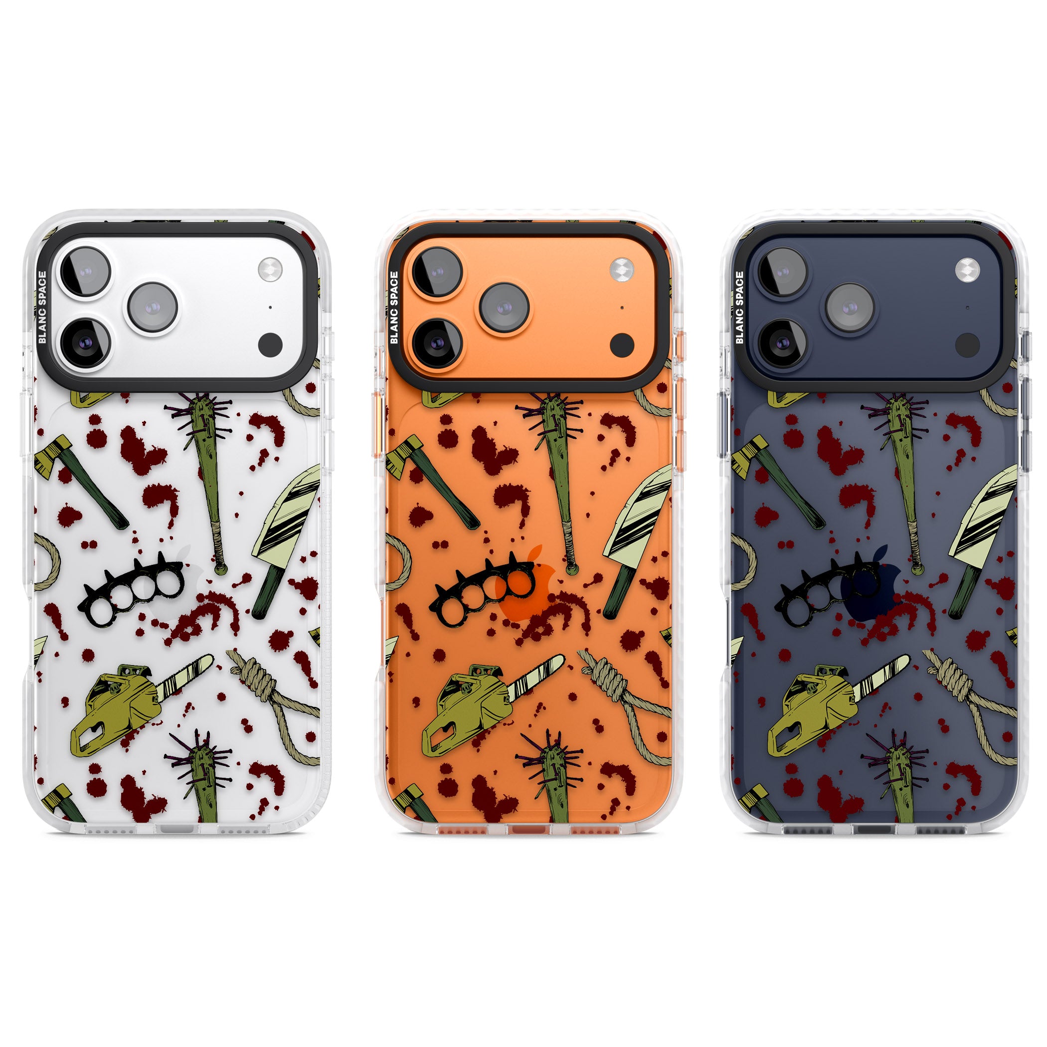 Movie Massacre iPhone 17 Pro Impact Clear Phone Case APT Impact Protection