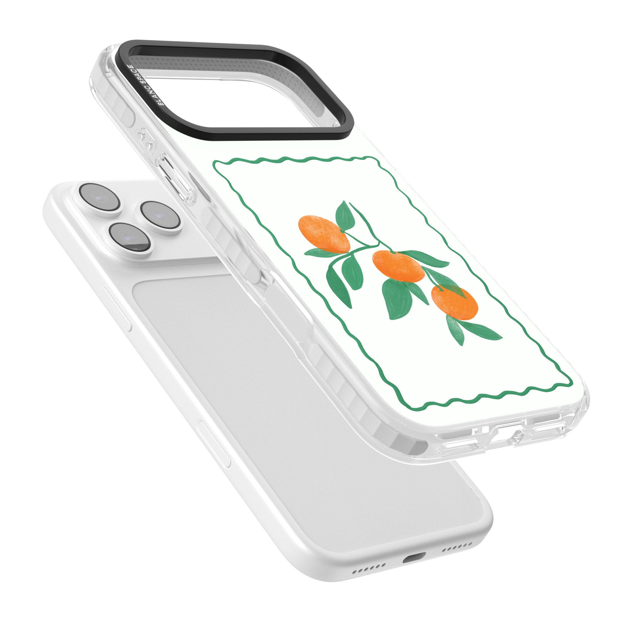 Italian Oranges iPhone 17 Pro Impact Clear Phone Case Colours