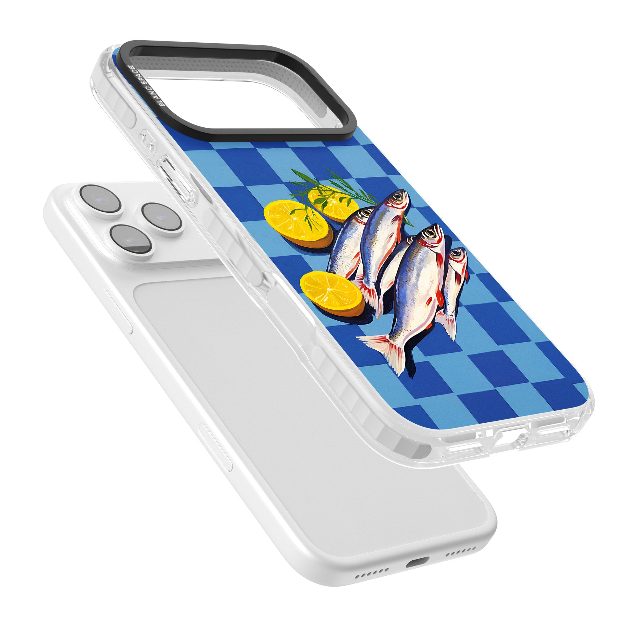 Fish & Lemons iPhone 17 Pro Impact Clear Phone Case Colours
