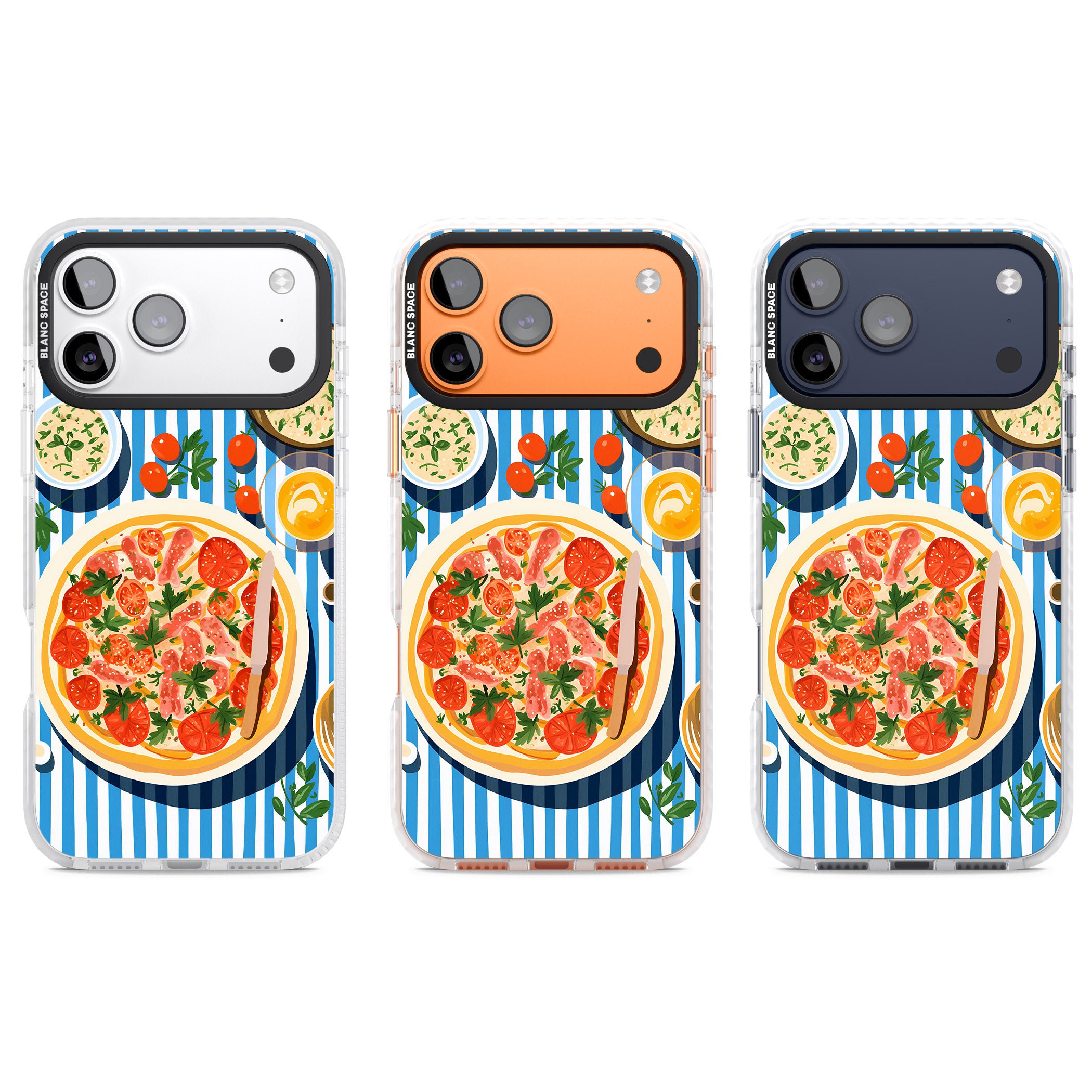Italian Platter iPhone 17 Pro Impact Clear Phone Case APT Impact Protection