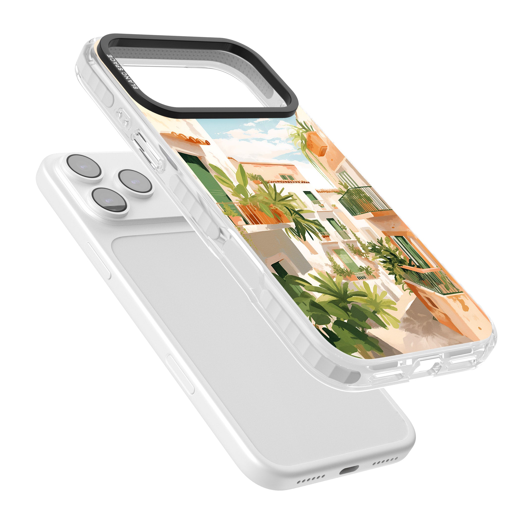 Tuscan Balconies iPhone 17 Pro Max Impact Clear Phone Case Colours